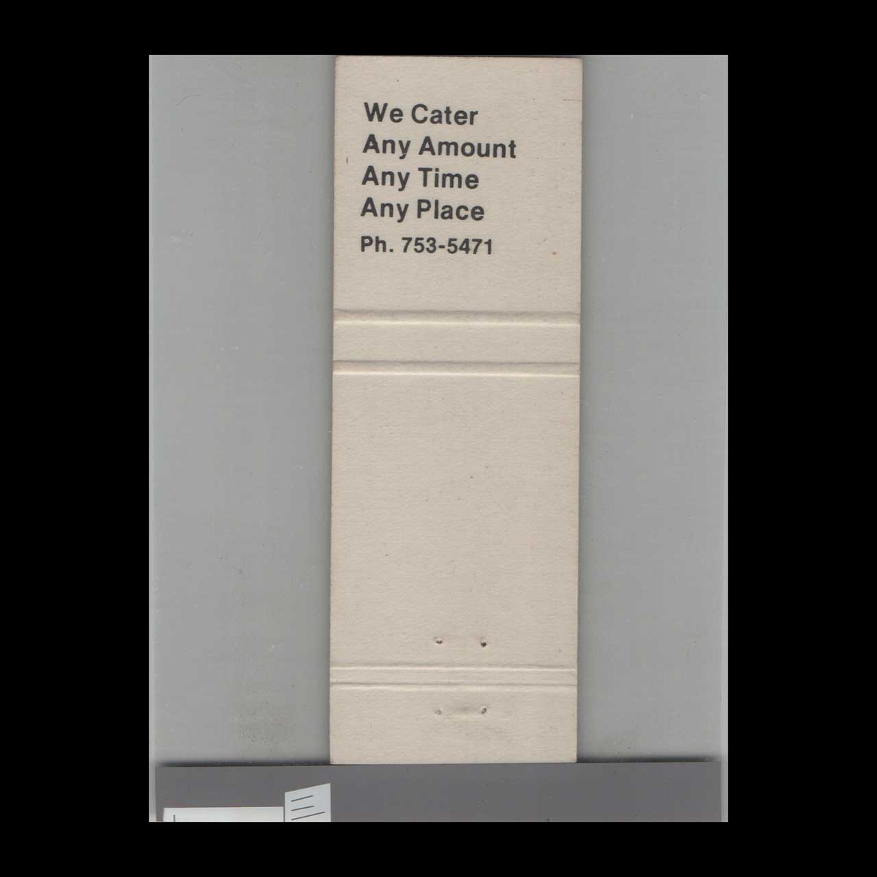 The Village Barn Restaurant Waco TX Matchbook Cover The Village Barn Restaurant Waco TX Matchbook Cover