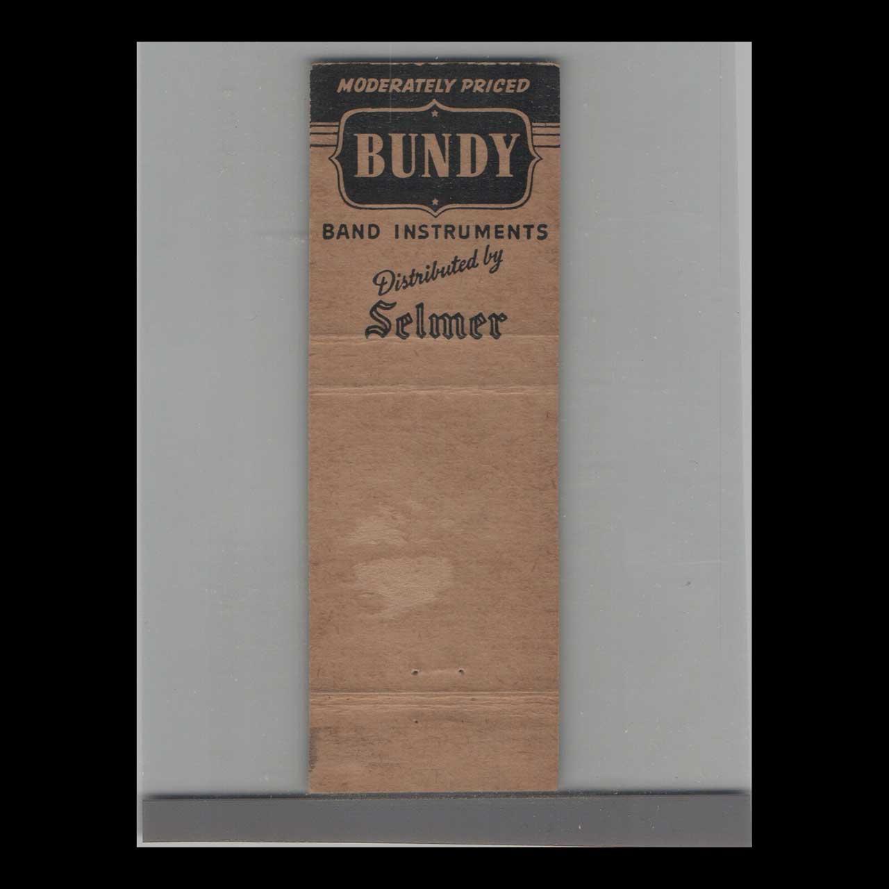 Selmer Band Instruments Matchbook Cover St Joseph MO Selmer Band Instruments Matchbook Cover St Joseph MO