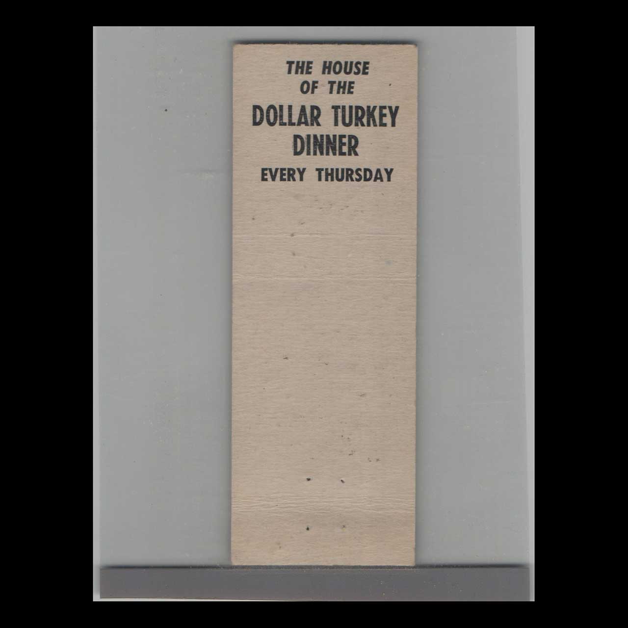 Mary Joyces Top Hat Bar Matchbook Cover Juneau AK Mary Joyces Top Hat Bar Matchbook Cover Juneau AK