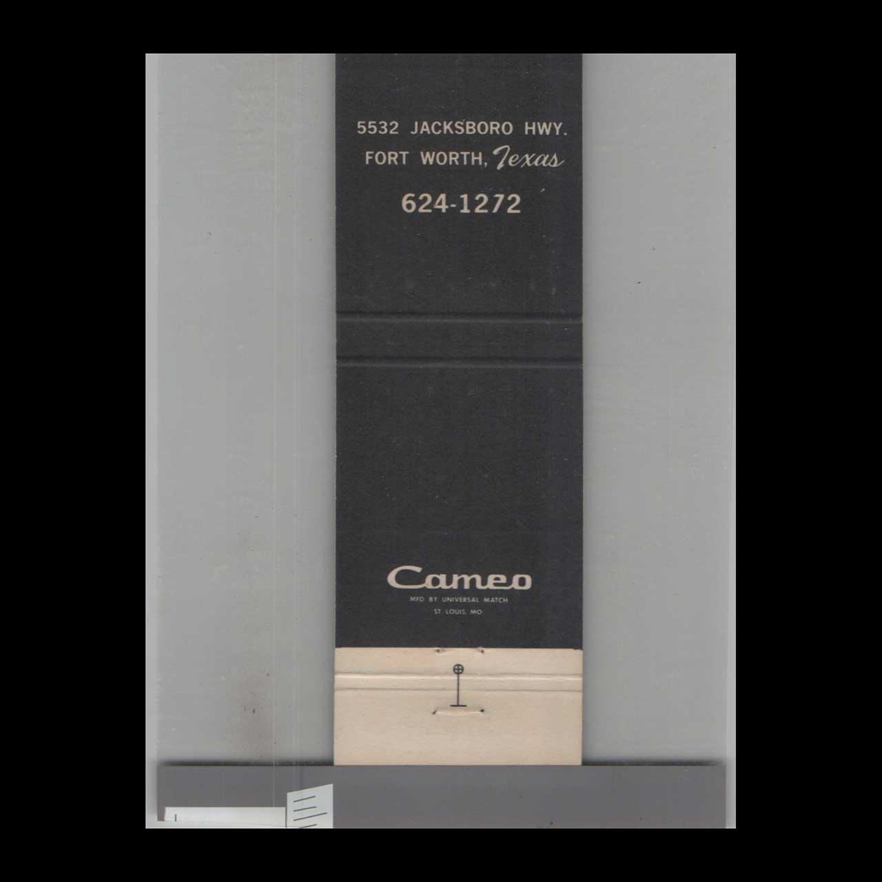 Windmill Williams Ranch House Matchbook Cover Fort Worth TX Windmill Williams Ranch House Matchbook Cover Fort Worth TX