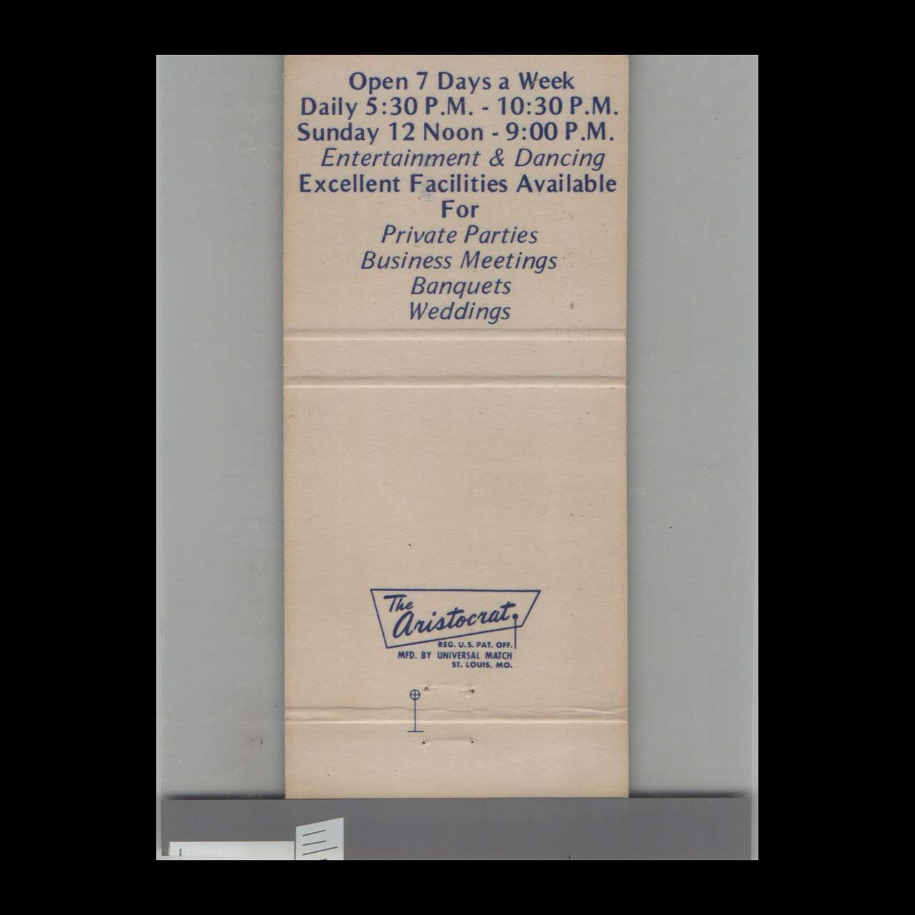 Windmill The Hungry Dutchman Arlington TX Matchbook Cover Windmill The Hungry Dutchman Arlington TX Matchbook Cover