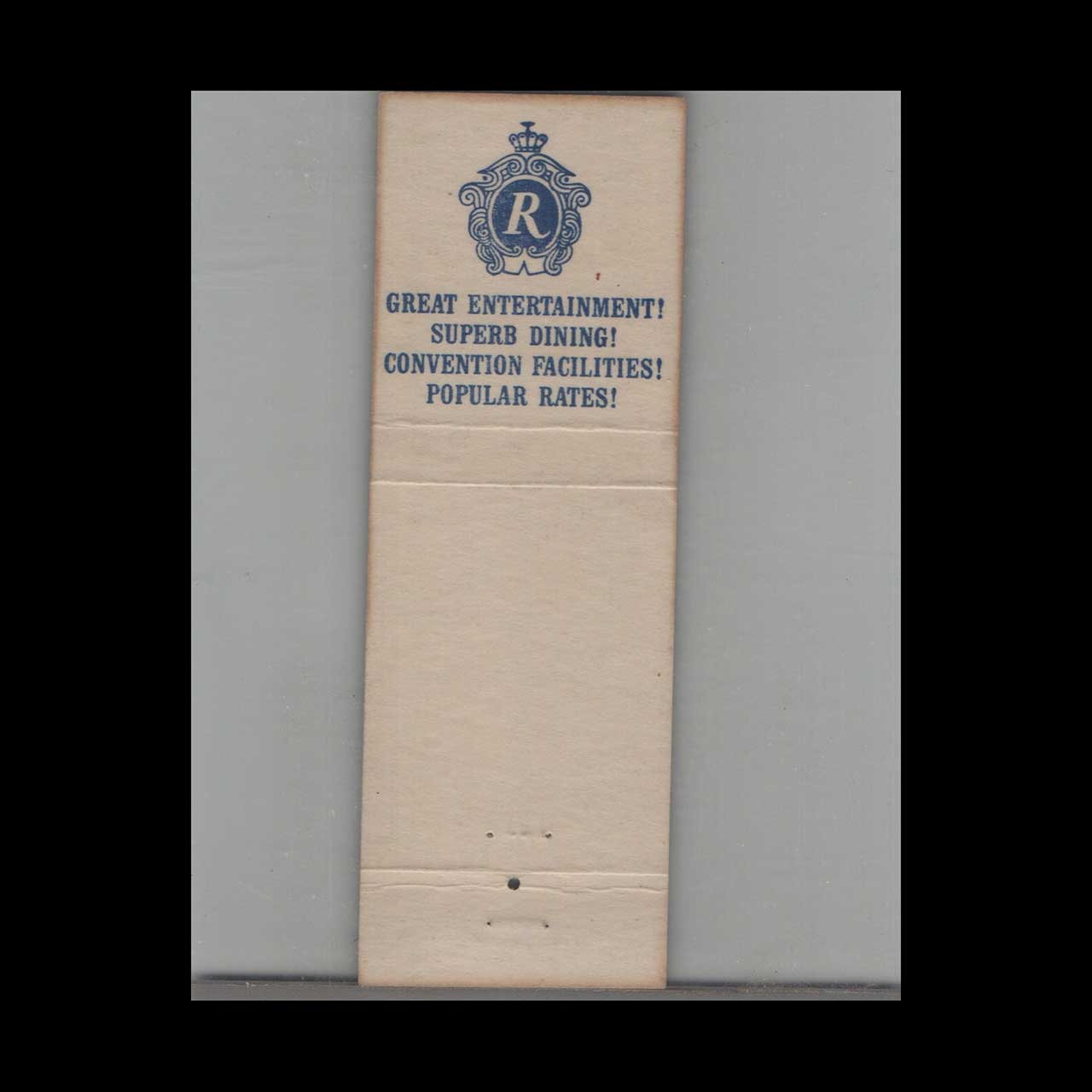 Matchbook Cover Magnificent Riviera Hotel Las Vegas NV Matchbook Cover Magnificent Riviera Hotel Las Vegas NV