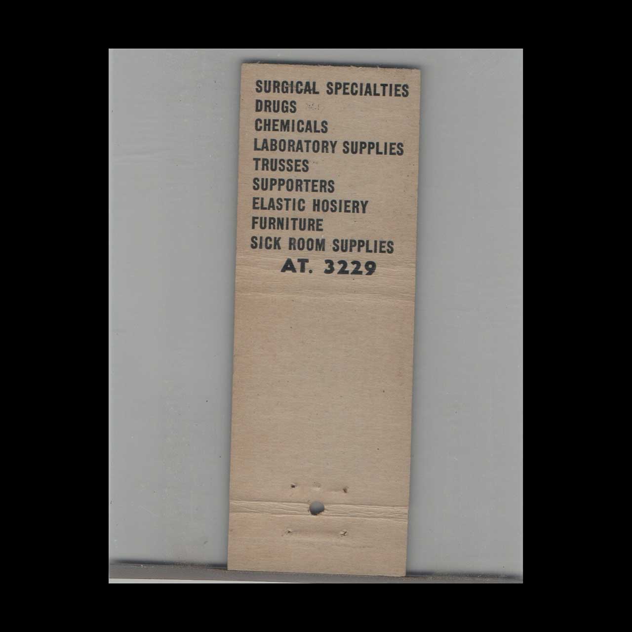 Matchbook Cover Surgery Related CF Anderson Co Minneapolis MN Matchbook Cover Surgery Related CF Anderson Co Minneapolis MN