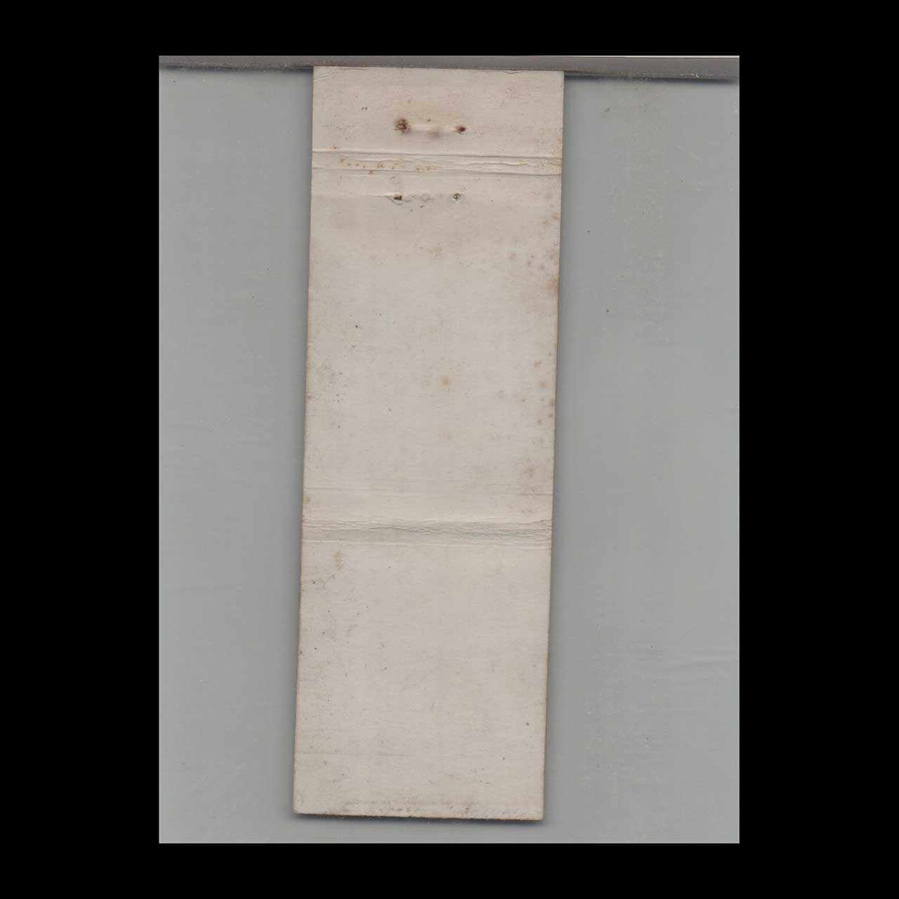 Matchbook Cover Hospital Chesco Equipment & Supply Connecticut Hospital Matchbook Cover Hospital Chesco Equipment & Supply Connecticut Hospital