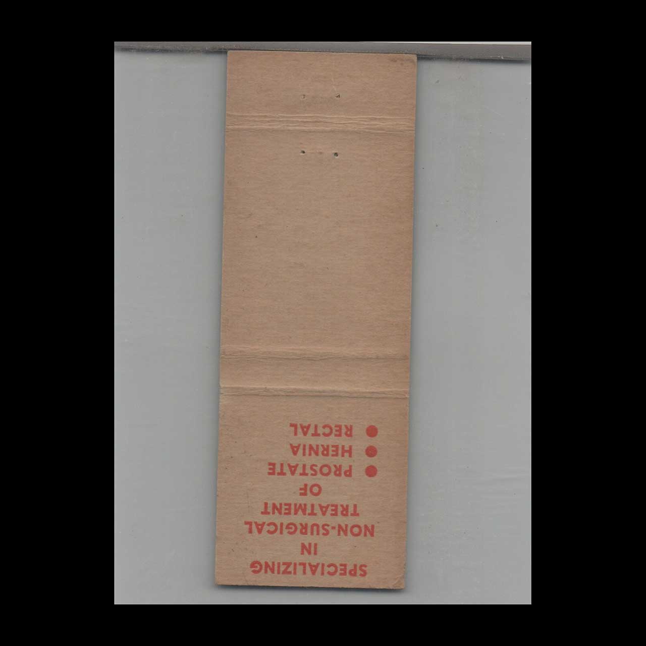 Matchbook Cover Hospital Excelsior Medical Clinic Excelsior Springs MO Matchbook Cover Hospital Excelsior Medical Clinic Excelsior Springs MO