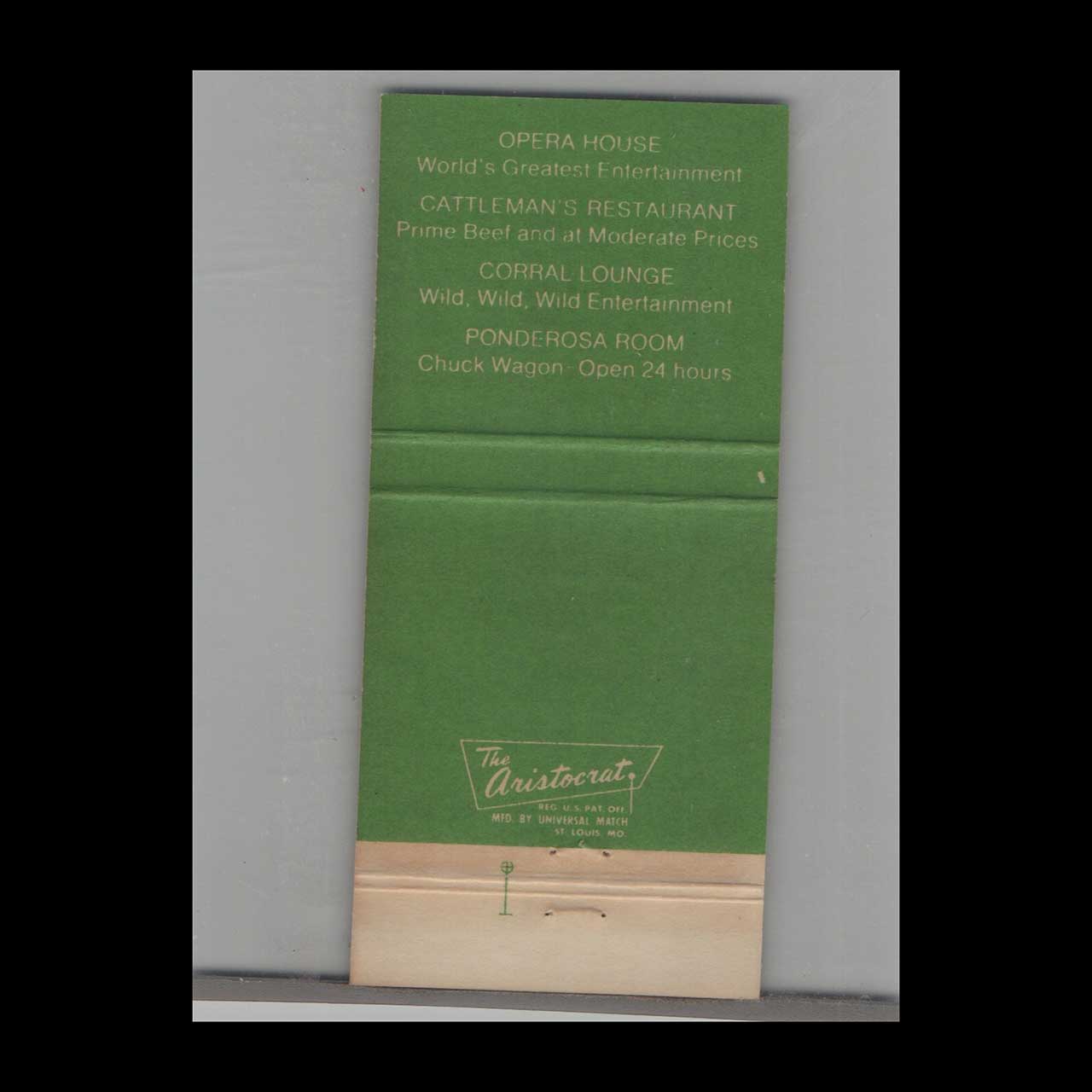 Matchbook Cover Casino Bonanza Hotel & Casino Las Vegas NV Matchbook Cover Casino Bonanza Hotel & Casino Las Vegas NV