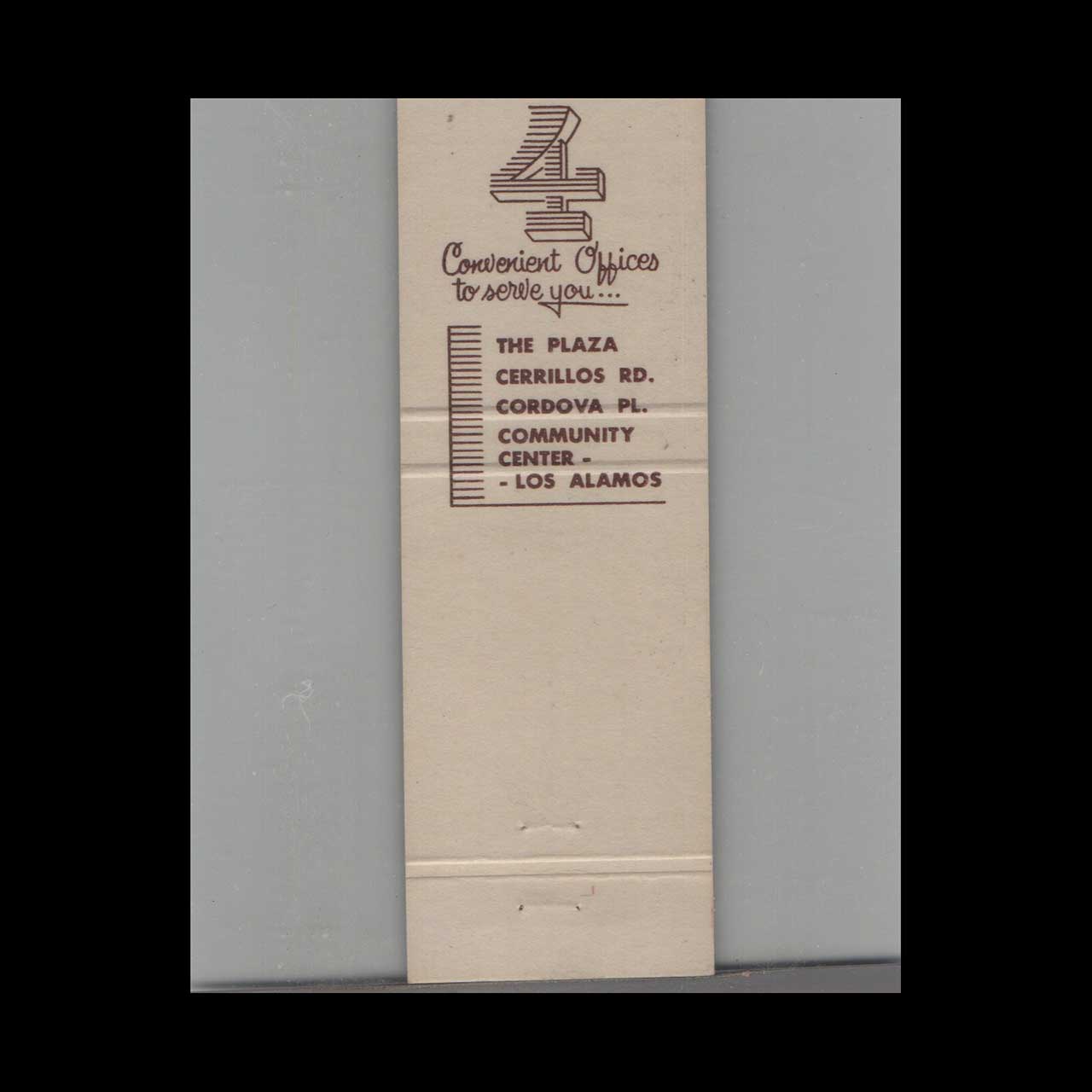 Native American Matchbook Cover First National Bank NM Native American Matchbook Cover First National Bank NM