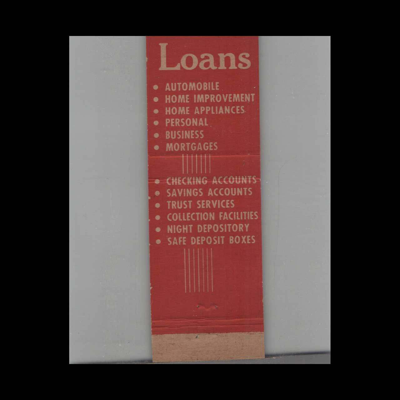 Native American Matchbook Cover Harvard Trust Cambridge Native American Matchbook Cover Harvard Trust Cambridge