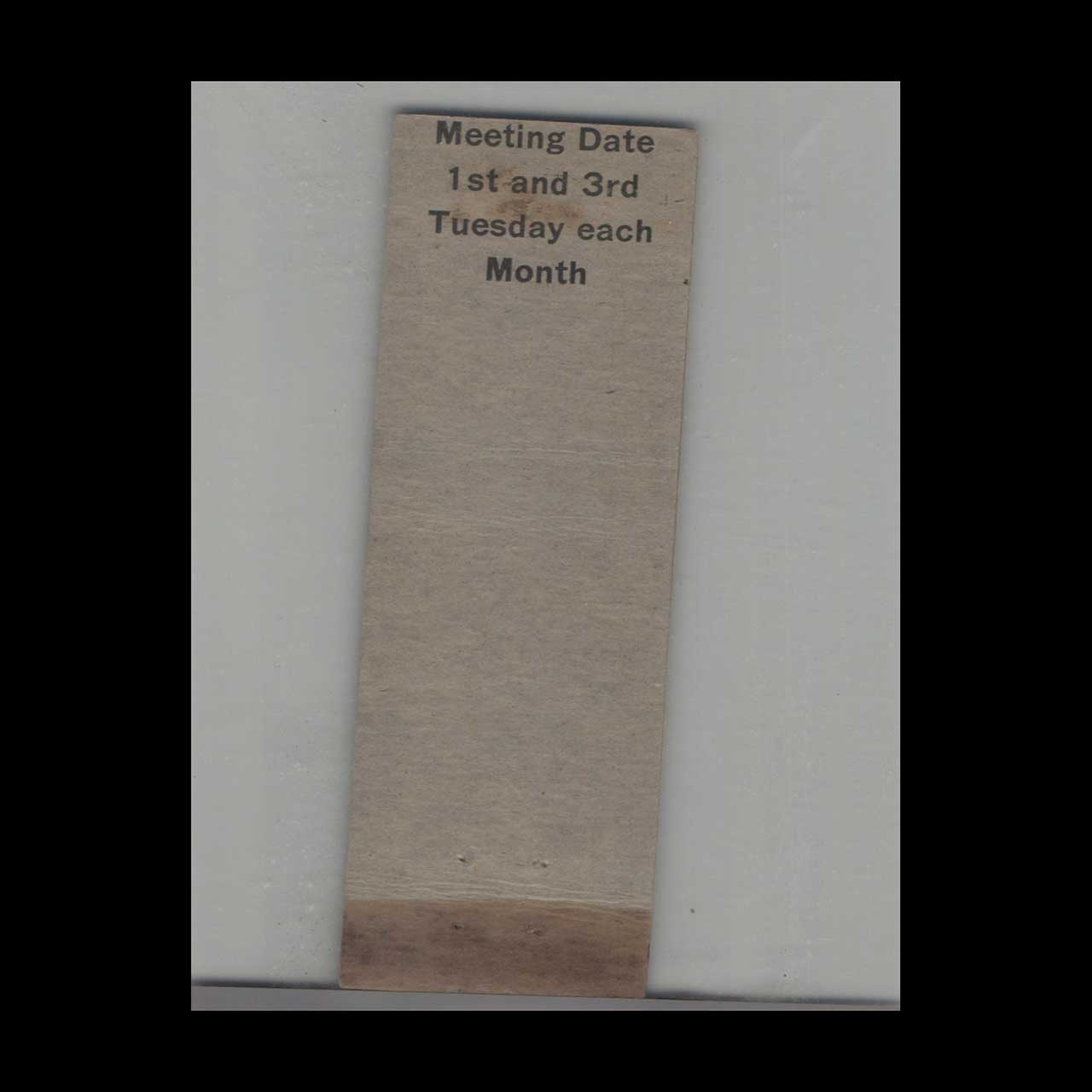 BPOE Elks Lodge #298 Davenport IA Matchbook Cover BPOE Elks Lodge #298 Davenport IA Matchbook Cover