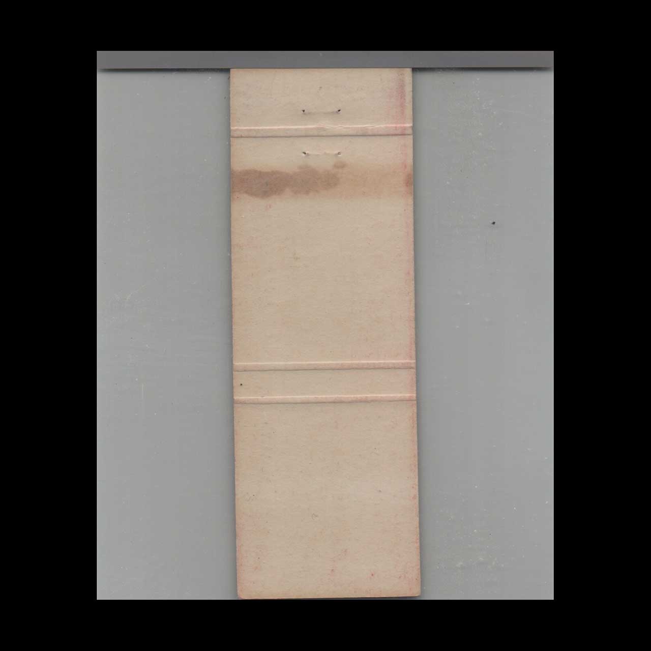 The Algonquin Club Bridgeport CT Matchbook Cover The Algonquin Club Bridgeport CT Matchbook Cover