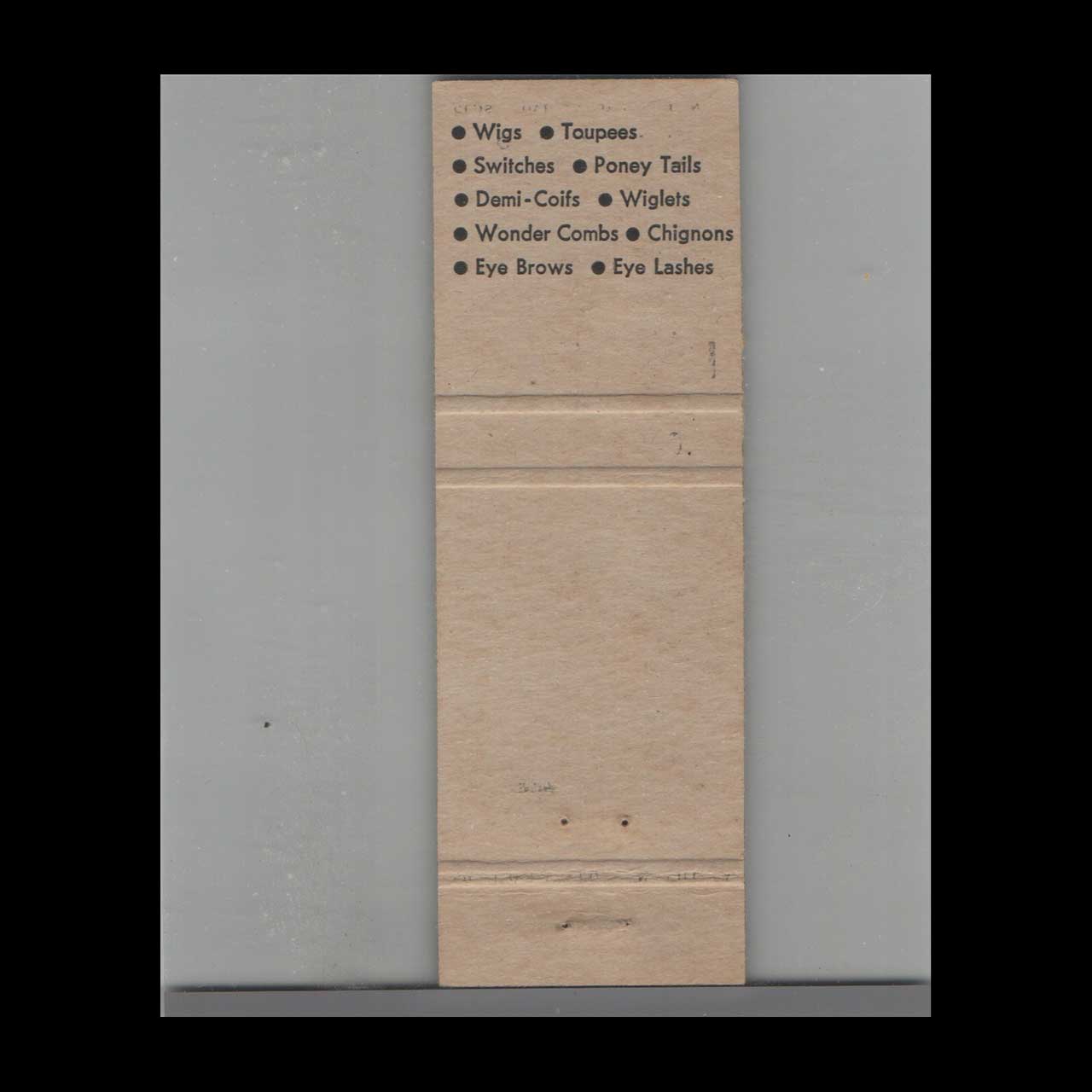 The Wigwam House Matchbook Cover Camp Hill PA The Wigwam House Matchbook Cover Camp Hill PA