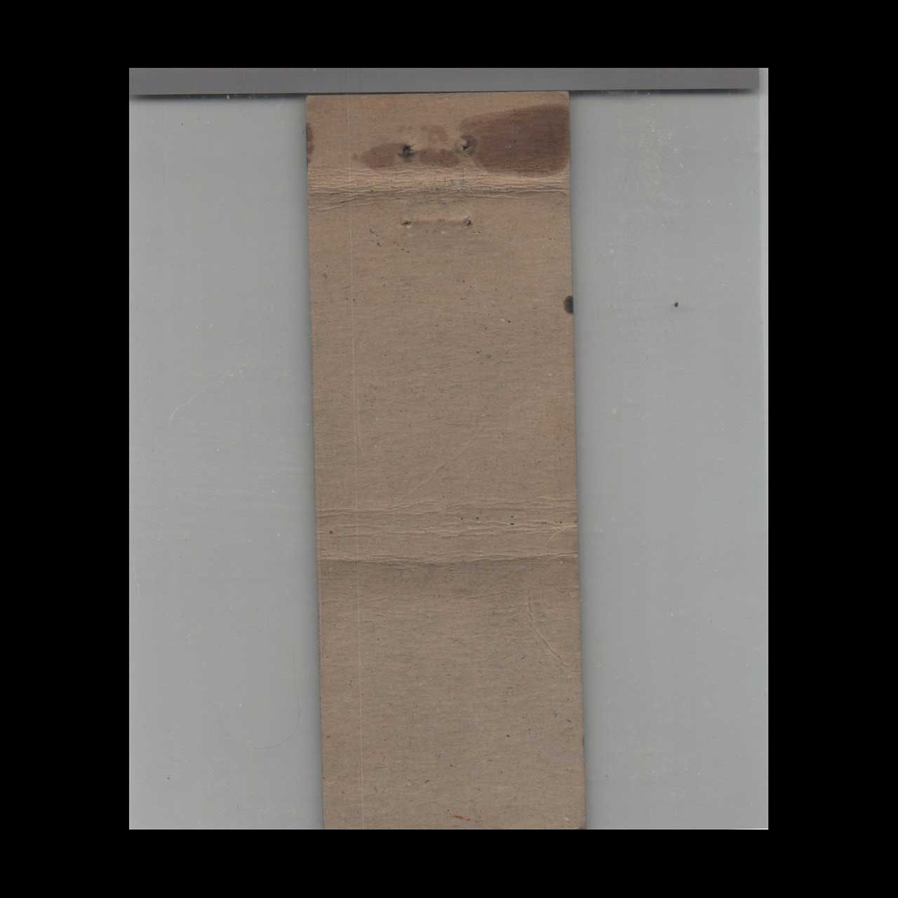 Hotel Plains Cheyenne Matchbook Cover Hotel Plains Cheyenne Matchbook Cover