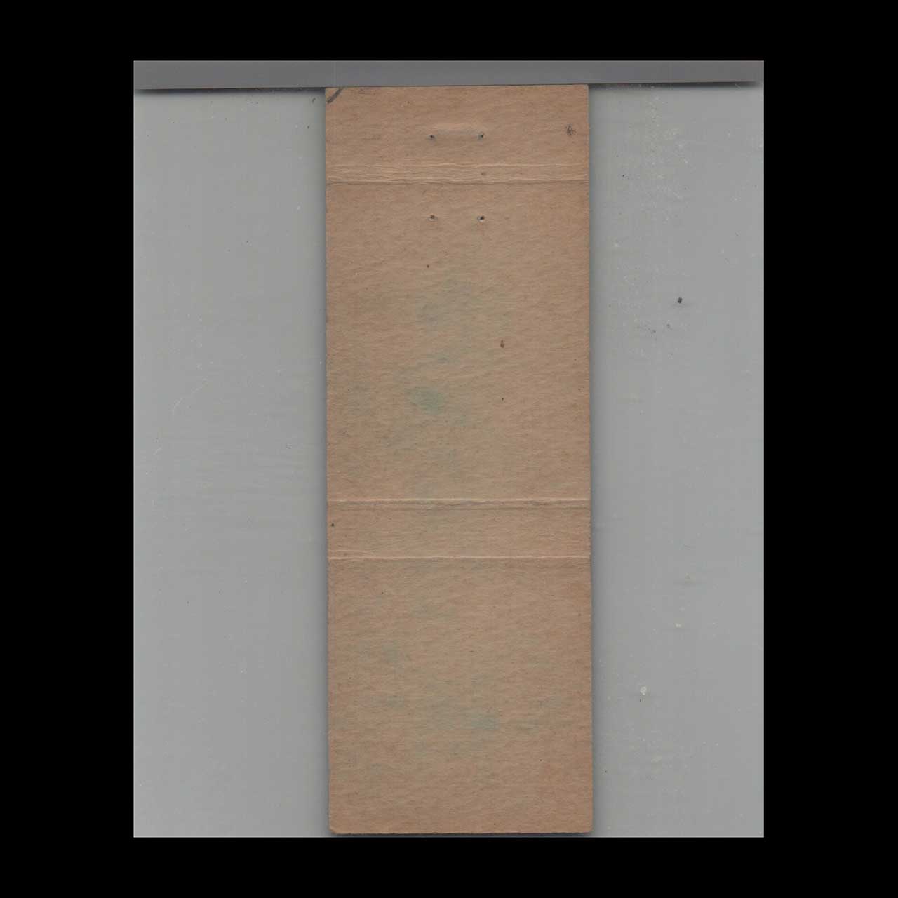 Hotel Mohawk Lock Haven PA Matchbook Cover Hotel Mohawk Lock Haven PA Matchbook Cover