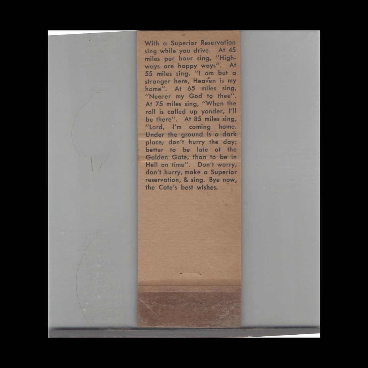 Matchbook Cover Wagon Wheel Motel West Springfield MA Matchbook Cover Wagon Wheel Motel West Springfield MA