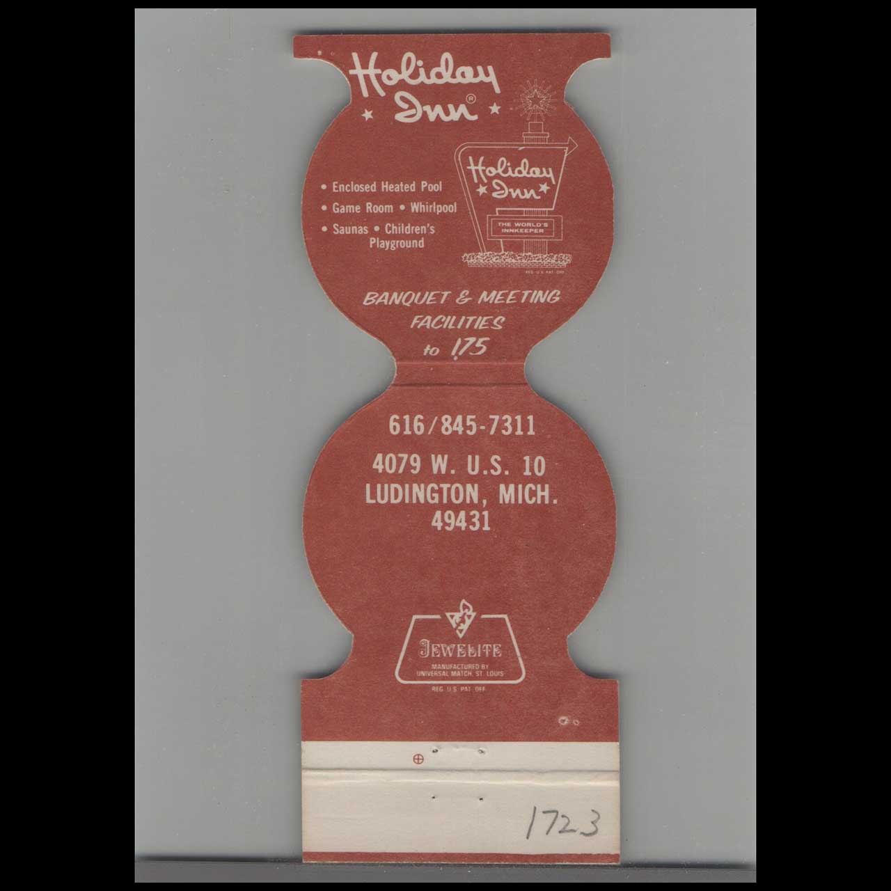 Loggers Landing Ludington MI Matchbook Cover Loggers Landing Ludington MI Matchbook Cover