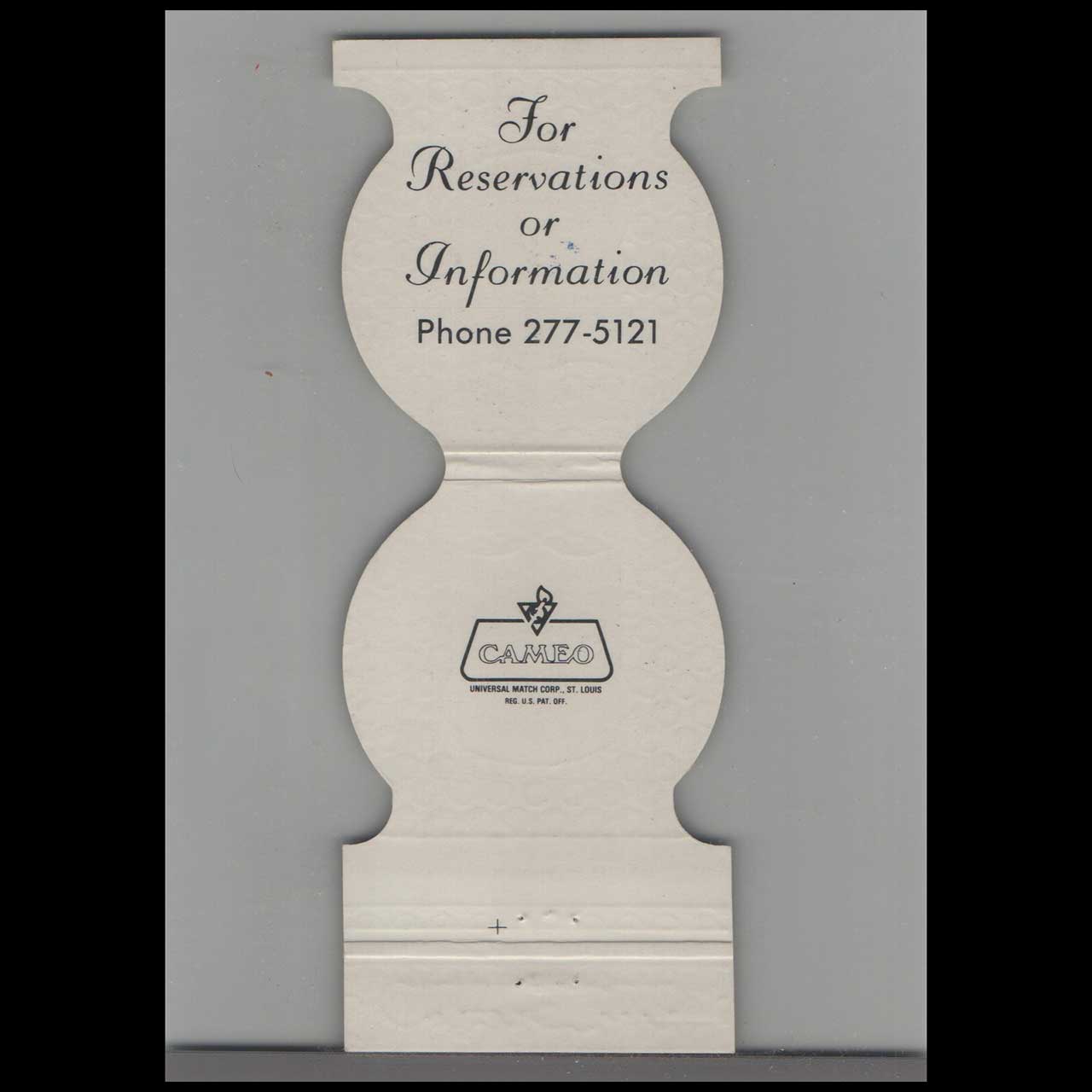 Rio Pinar Country Club Matchbook Cover Orlando FL Rio Pinar Country Club Matchbook Cover Orlando FL