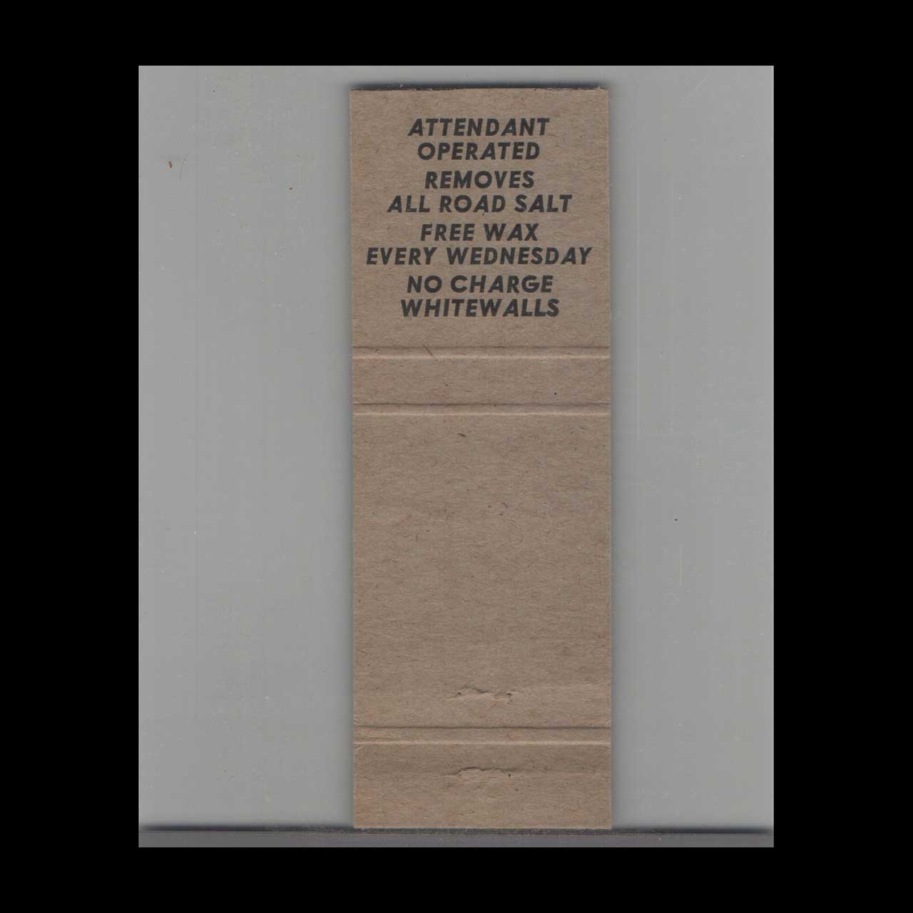 Aut O Kar Car Wash Matchbook Cover Manchester NH Aut O Kar Car Wash Matchbook Cover Manchester NH