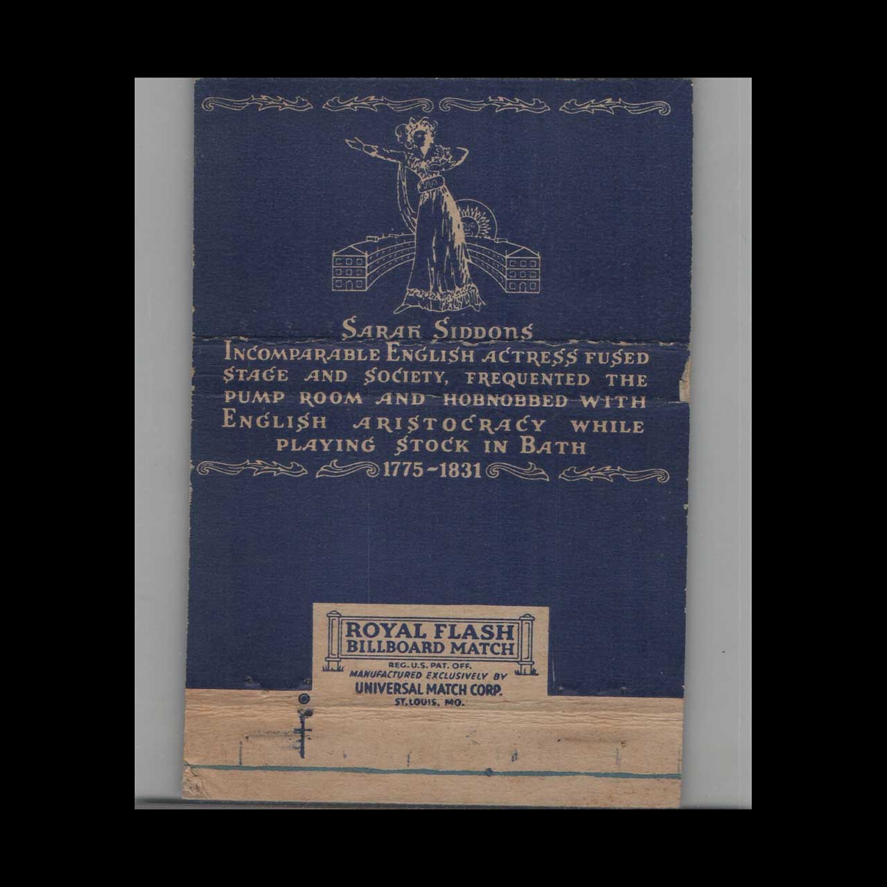 Royal Flash Ambassador Hotel Matchbook Cover Chicago Royal Flash Ambassador Hotel Matchbook Cover Chicago