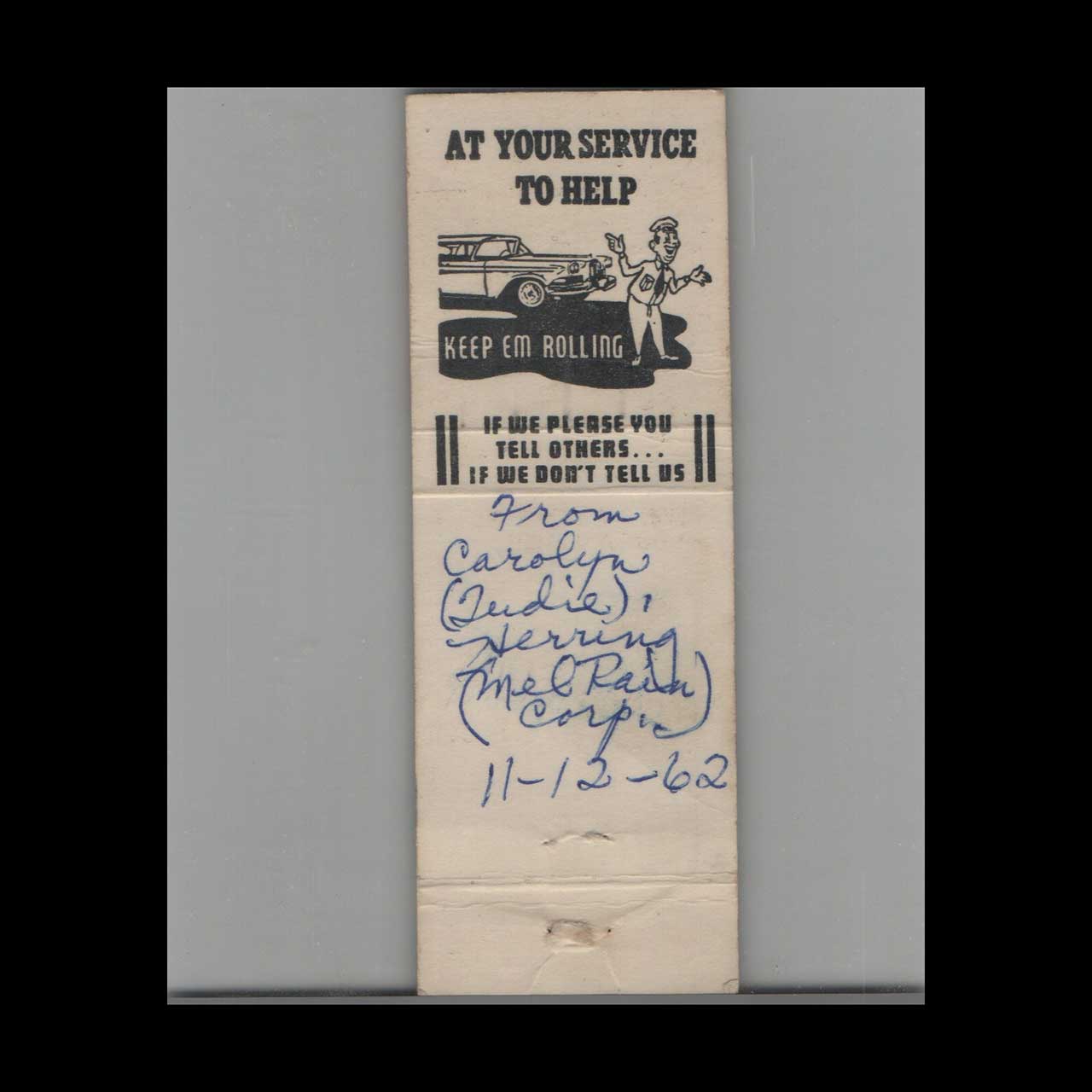 Matchbook Cover Parkway Shell Service Indianapolis IN Matchbook Cover Parkway Shell Service Indianapolis IN