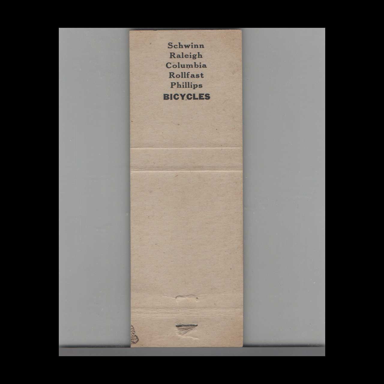 Matchbook Cover Neilsens Cycle Shop Burlington MA Matchbook Cover Neilsens Cycle Shop Burlington MA