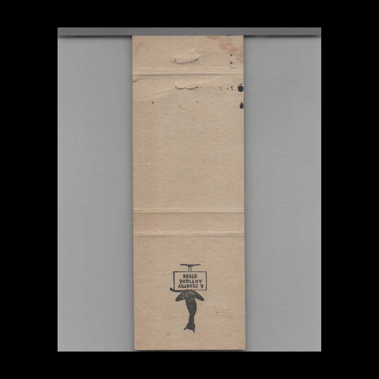 Matchbook Cover Attic Treasures Antiques Montgomery MA Matchbook Cover Attic Treasures Antiques Montgomery MA