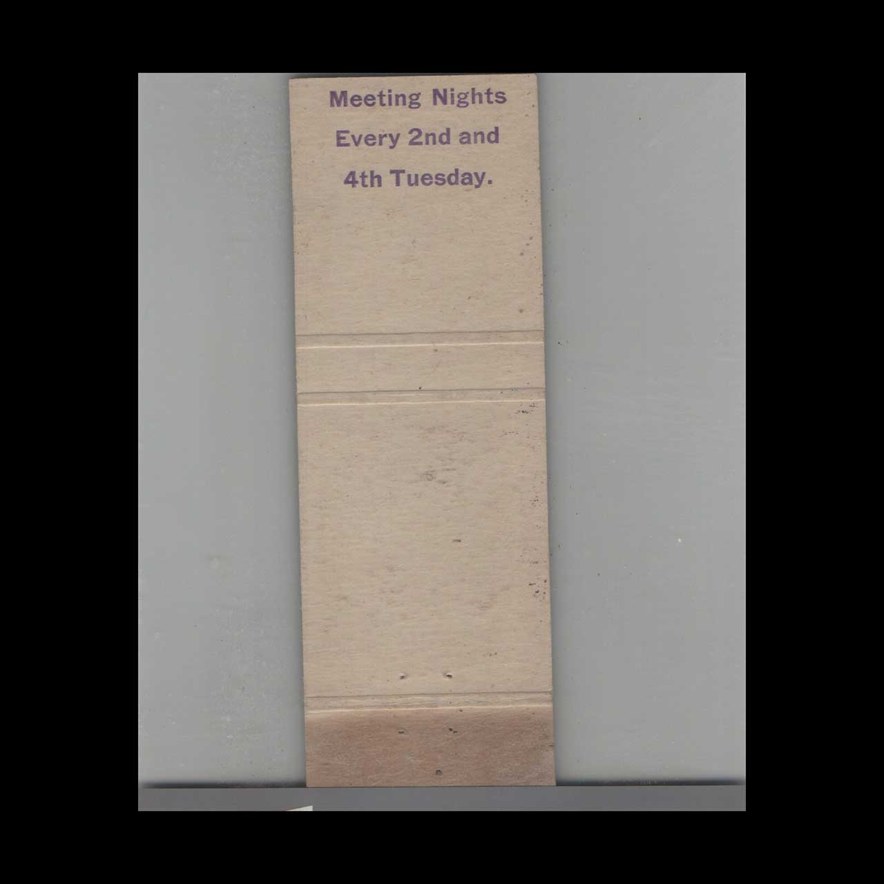 BPOE Elks Lodge No 845 Matchbook Cover Red Wing MN BPOE Elks Lodge No 845 Matchbook Cover Red Wing MN