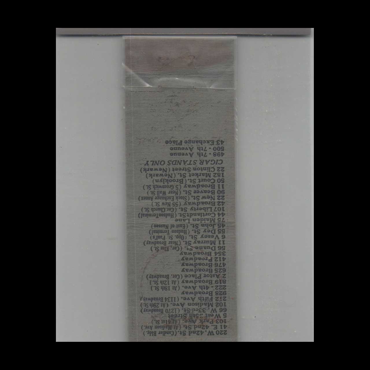 1930s Diamond Quality Exchange Buffet Matchbook Cover 1930s Diamond Quality Exchange Buffet Matchbook Cover