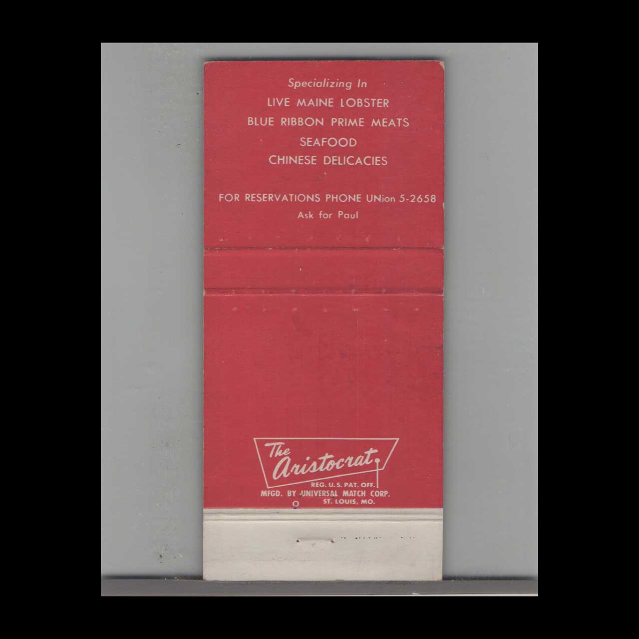 Matchbook Cover Miami Beach FL Piping Rock Restaurant & Lounge Matchbook Cover Miami Beach FL Piping Rock Restaurant & Lounge