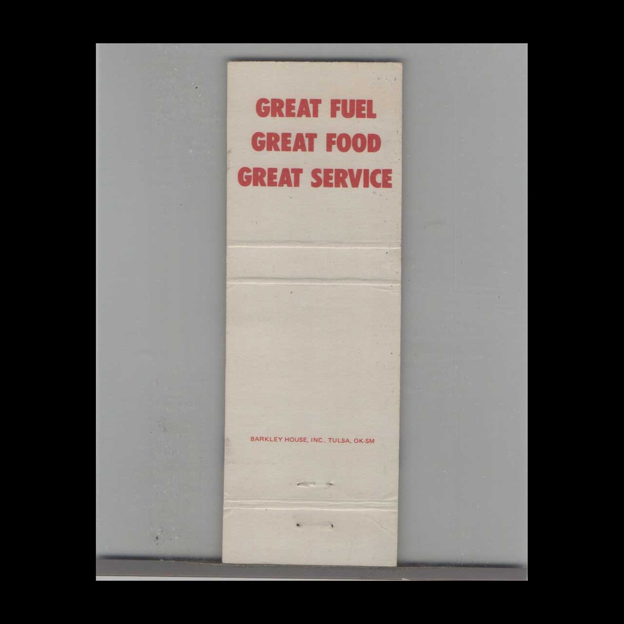 Getty Gas Station Matchbook Cover George Lindsay Goober Pyle Getty Gas Station Matchbook Cover George Lindsay Goober Pyle