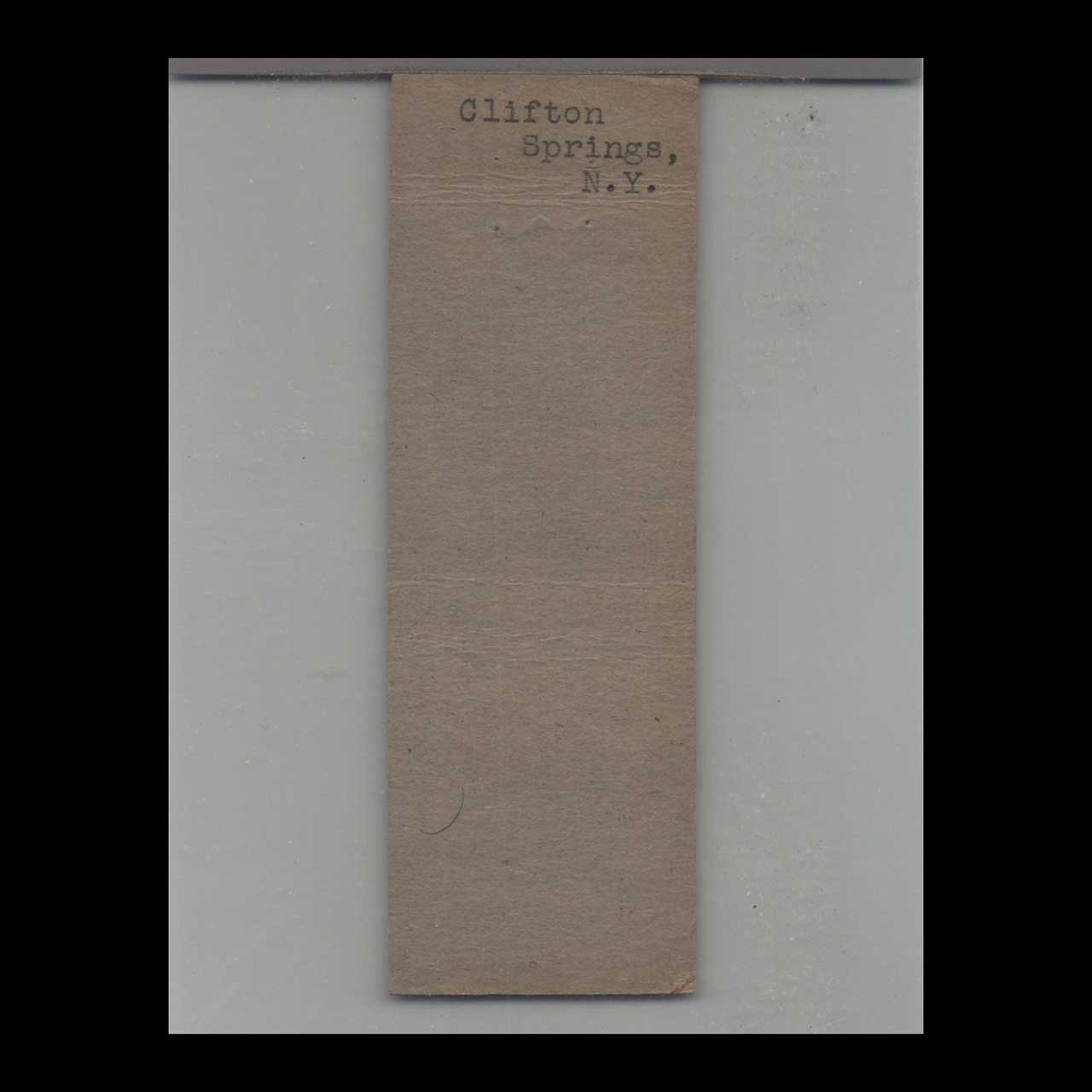 Gulf Gas Station Matchbook Cover Clifton Springs NY Gulf Gas Station Matchbook Cover Clifton Springs NY