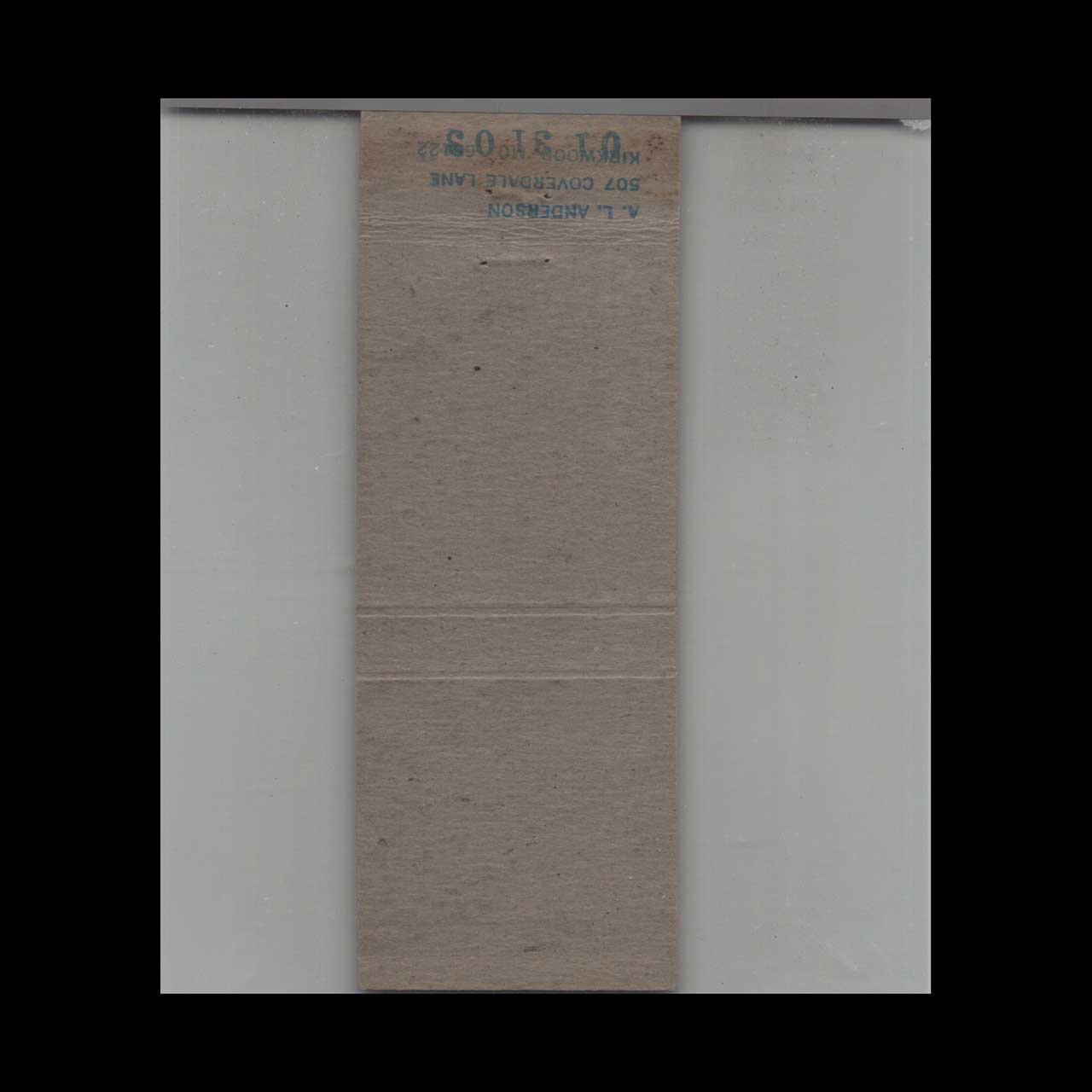 USS Carpelloti APD 136 Navy Ship Matchbook Cover USS Carpelloti APD 136 Navy Ship Matchbook Cover