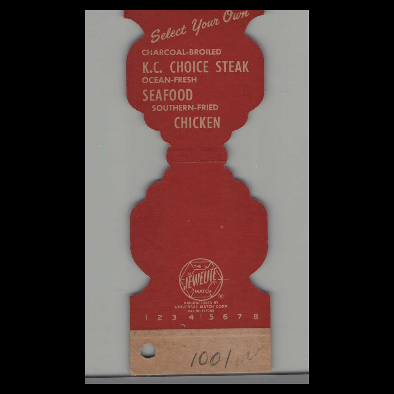Rosellis Red Barn KC Steaks Matchbook Cover Kansas City Rosellis Red Barn KC Steaks Matchbook Cover Kansas City