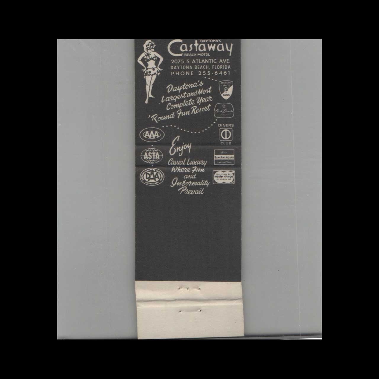 The Barn Night Club Daytona Beach Matchbook Cover The Barn Night Club Daytona Beach Matchbook Cover