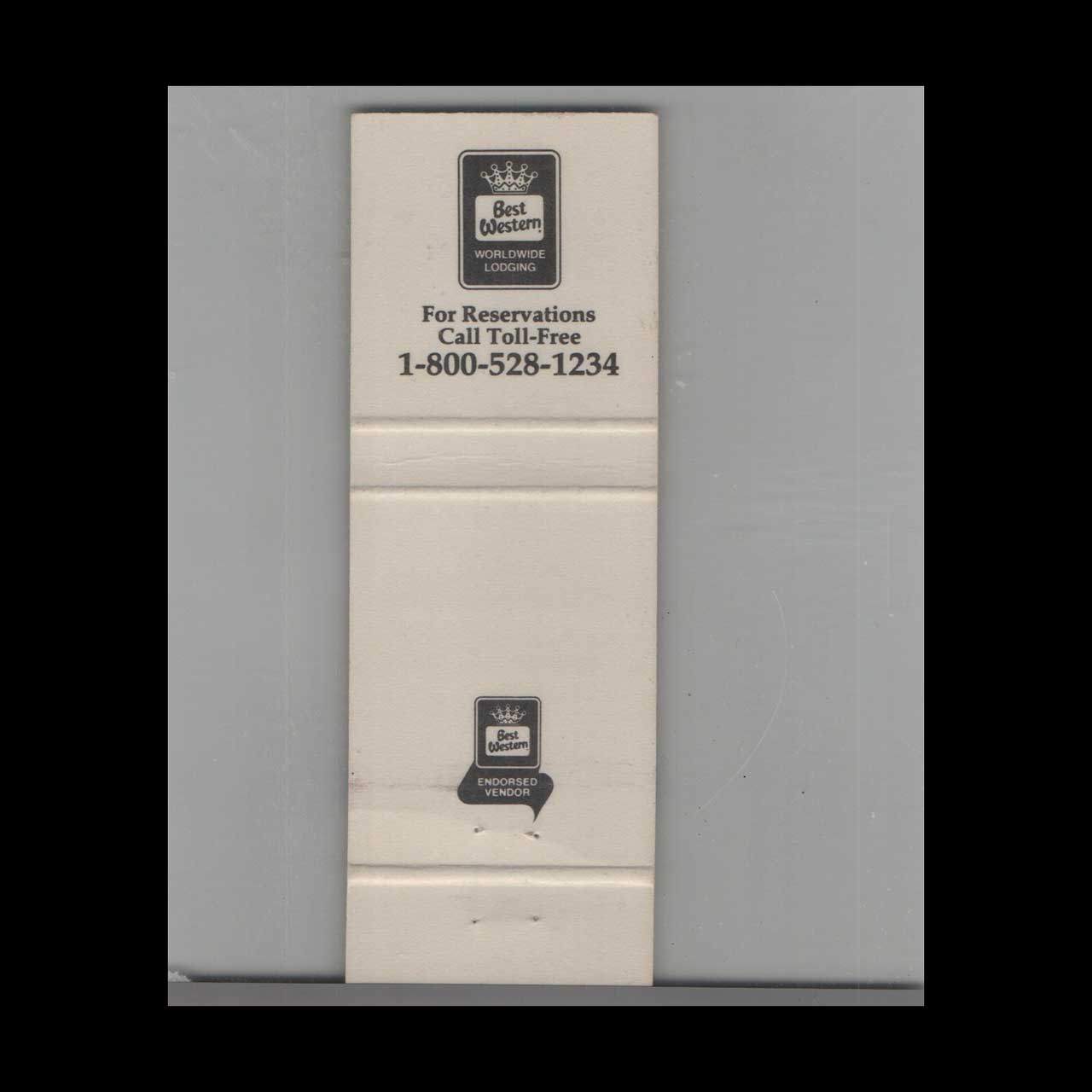 Bavarian Haus Matchbook Cover Best Western Des Moines Bavarian Haus Matchbook Cover Best Western Des Moines