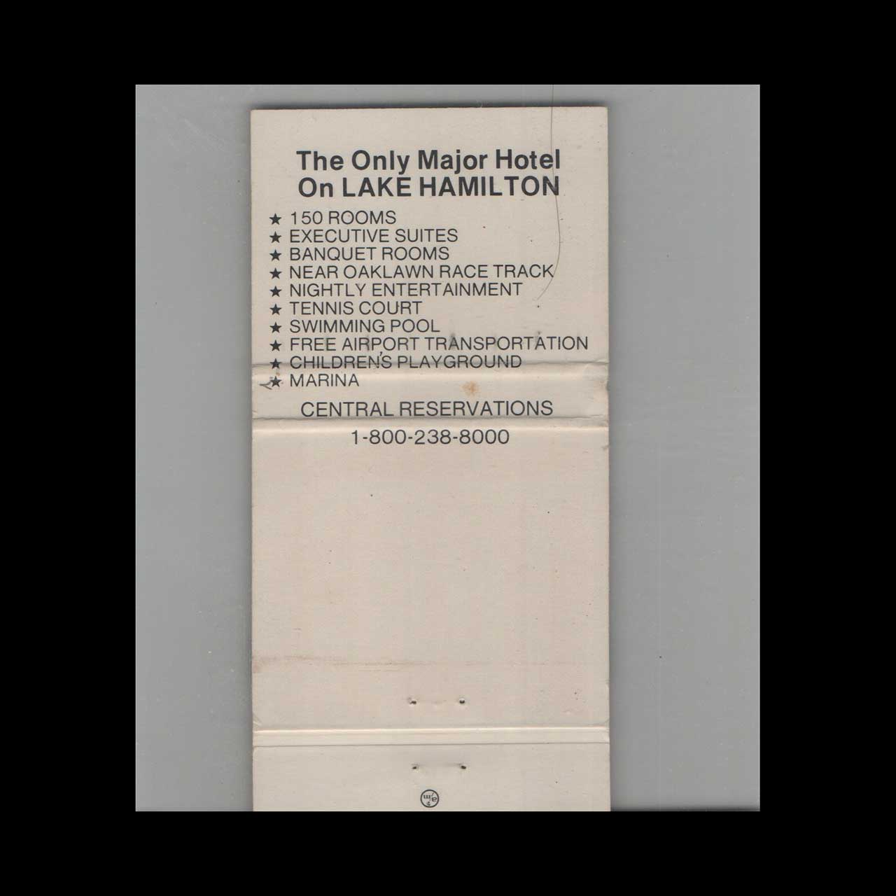 The Finish Line Lounge Matchbook Cover Hot Springs AR The Finish Line Lounge Matchbook Cover Hot Springs AR