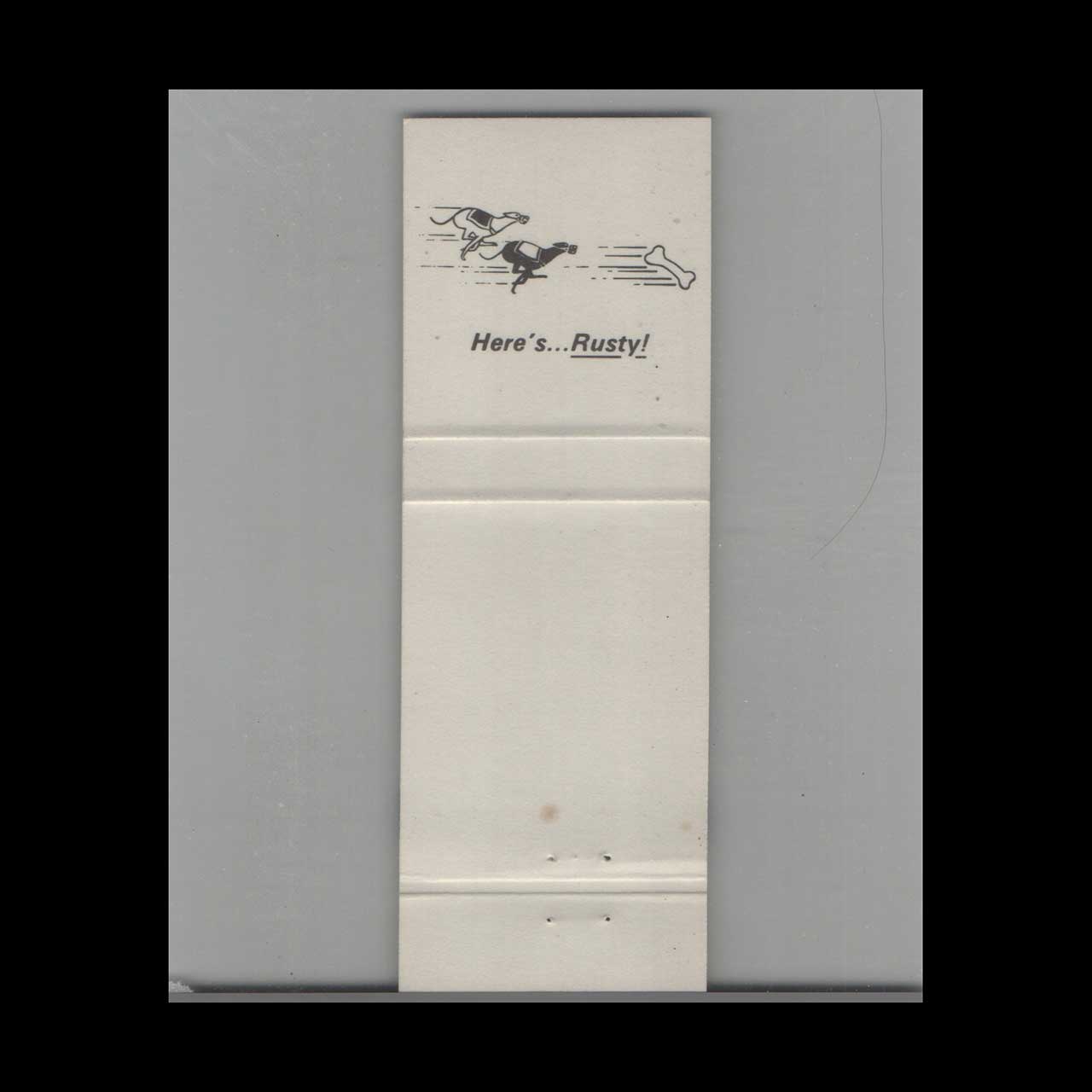 Southland Racing Greyhound Track Matchbook Cover West Memphis Southland Racing Greyhound Track Matchbook Cover West Memphis