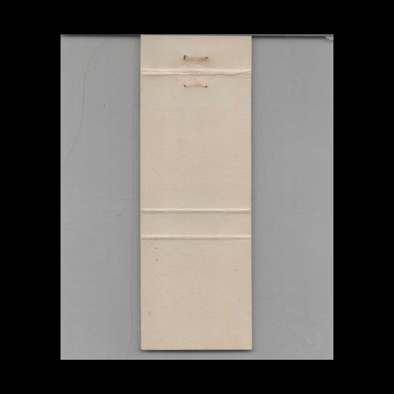 The Whales Tail Bonita Springs Matchbook Cover The Whales Tail Bonita Springs Matchbook Cover