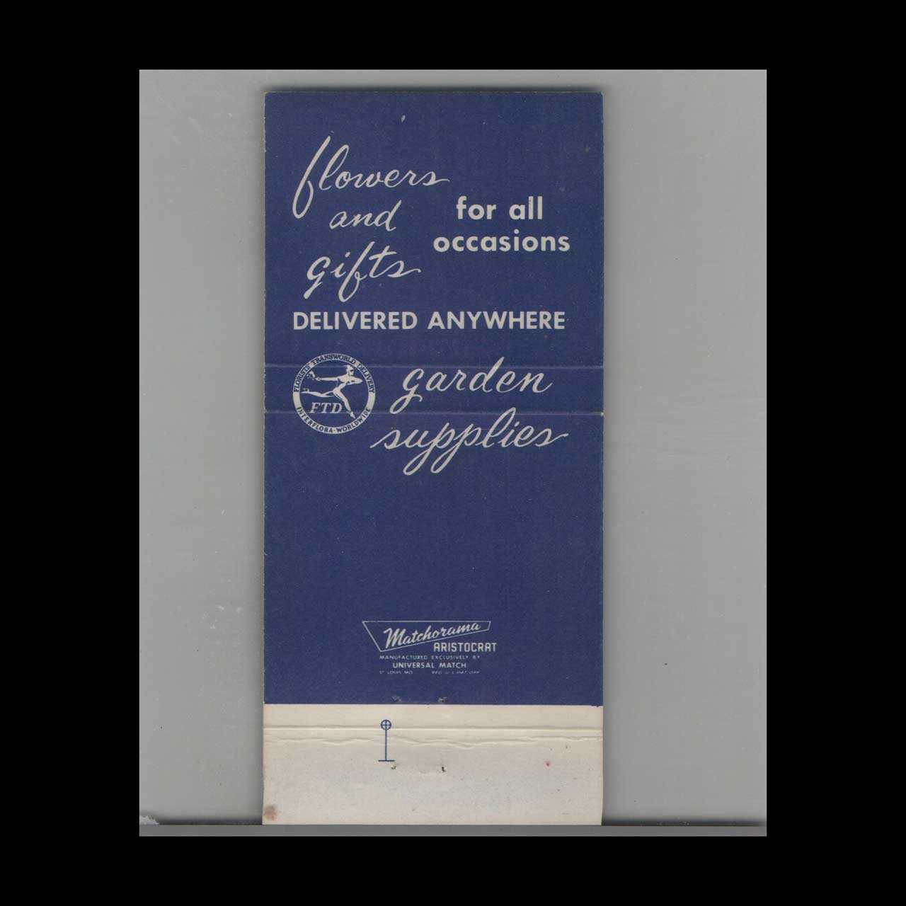 Matchbook Cover Weingartner Florists New Castle PA Matchbook Cover Weingartner Florists New Castle PA