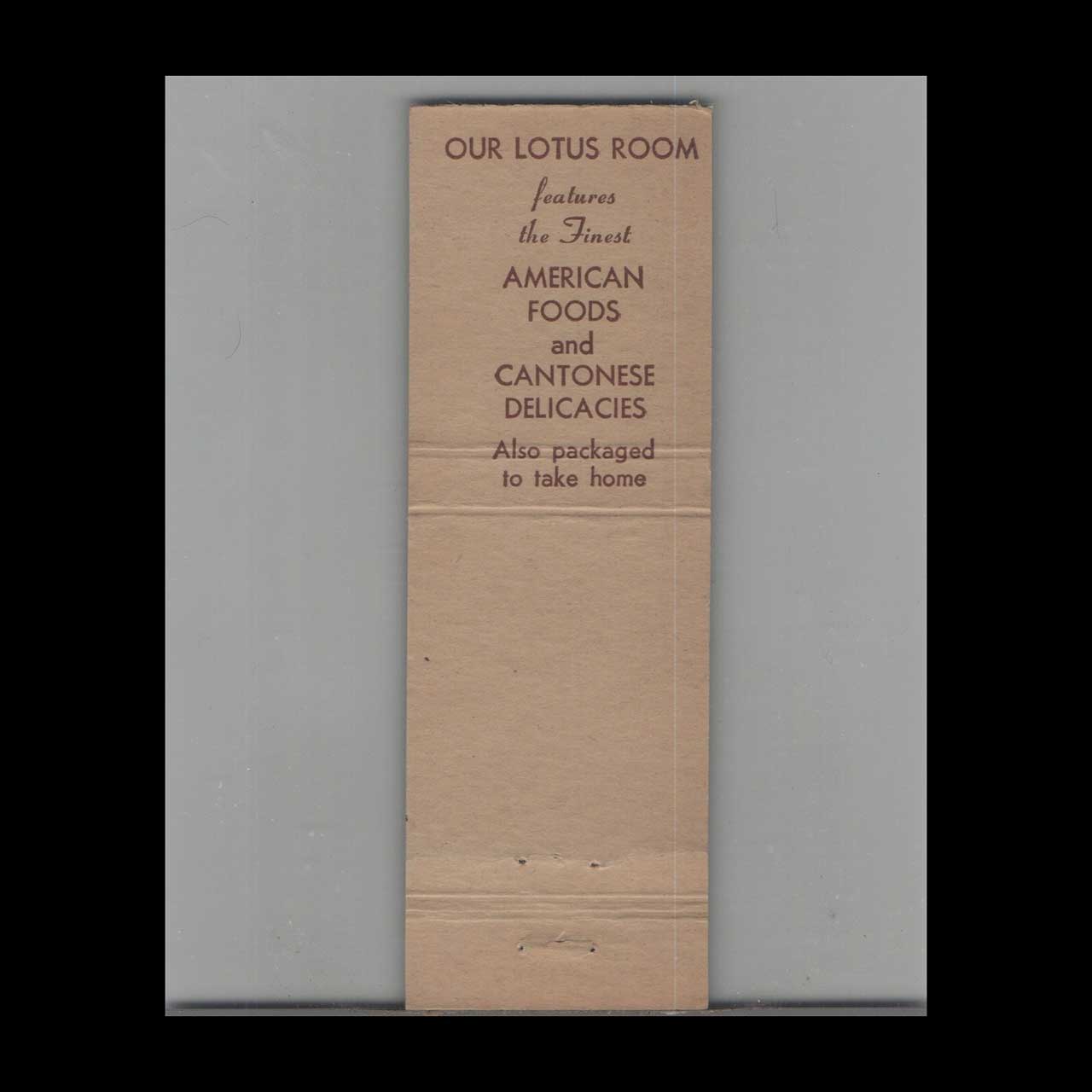 Park Terrace Night Club Matchbook Cover St Louis Park MN Park Terrace Night Club Matchbook Cover St Louis Park MN