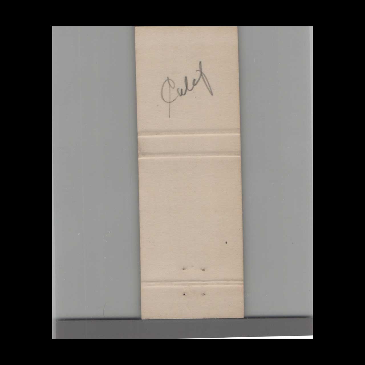 Nicolosis Restaurant Matchbook Cover El Cajon Blvd Nicolosis Restaurant Matchbook Cover El Cajon Blvd