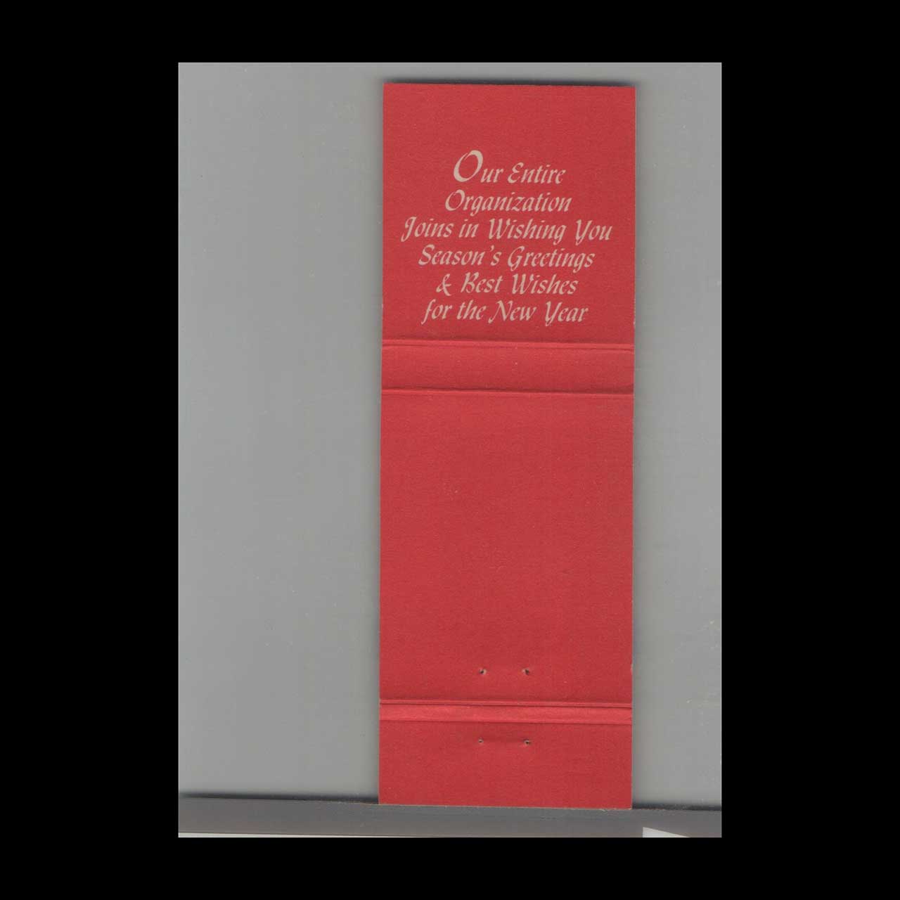 Everyone Looks Forward To Fridays Matchbook Cover Everyone Looks Forward To Fridays Matchbook Cover