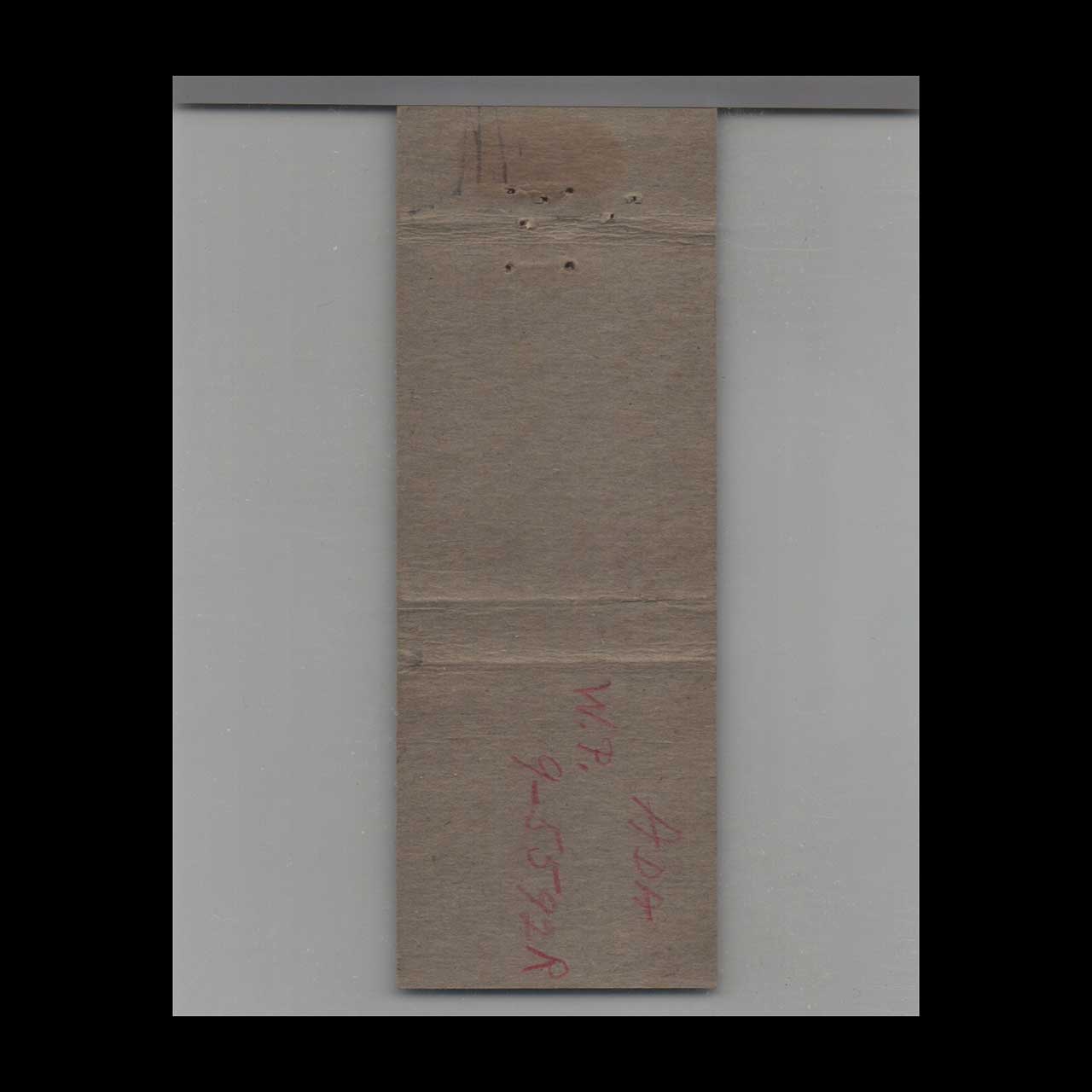 Matchbook Cover Village Tavern Scarsdale NY Matchbook Cover Village Tavern Scarsdale NY