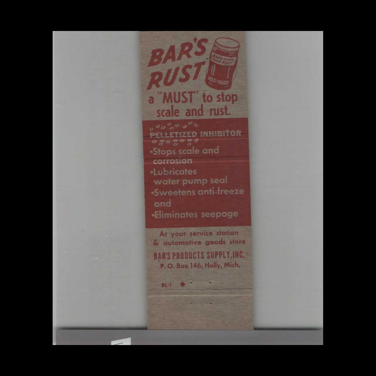 Matchbook Cover Bars Leaks Holly MI Matchbook Cover Bars Leaks Holly MI