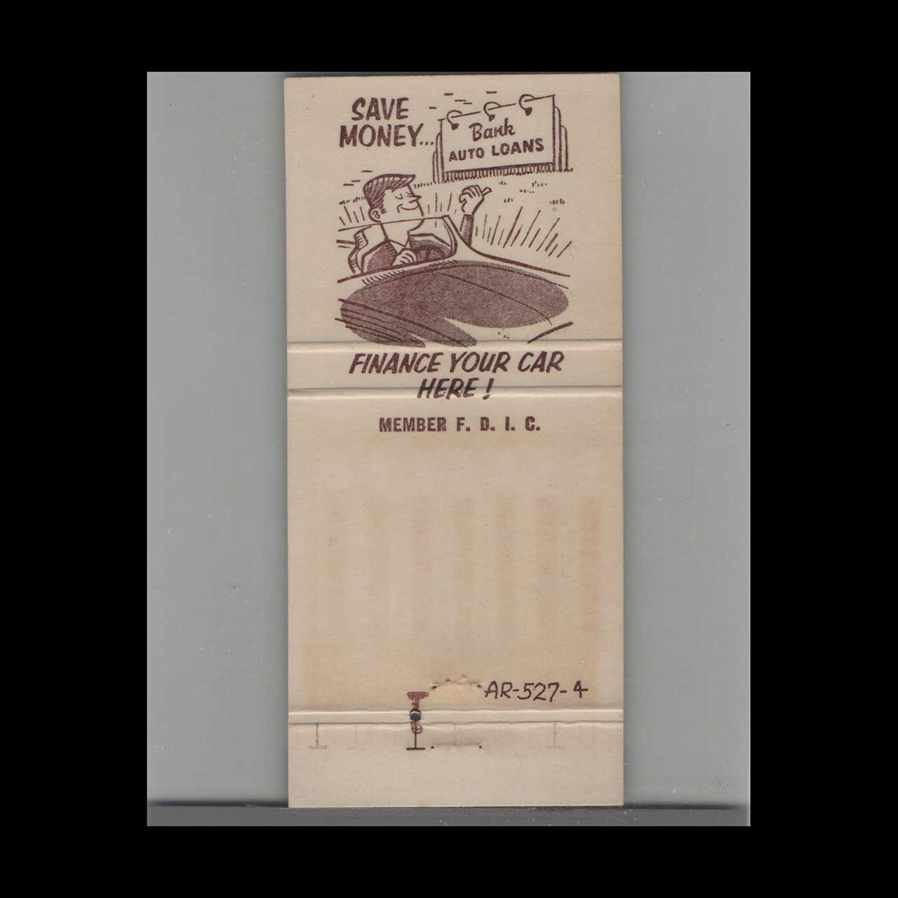 Matchbook Cover The Brown Deer Bank Milwaukee WI Matchbook Cover The Brown Deer Bank Milwaukee WI
