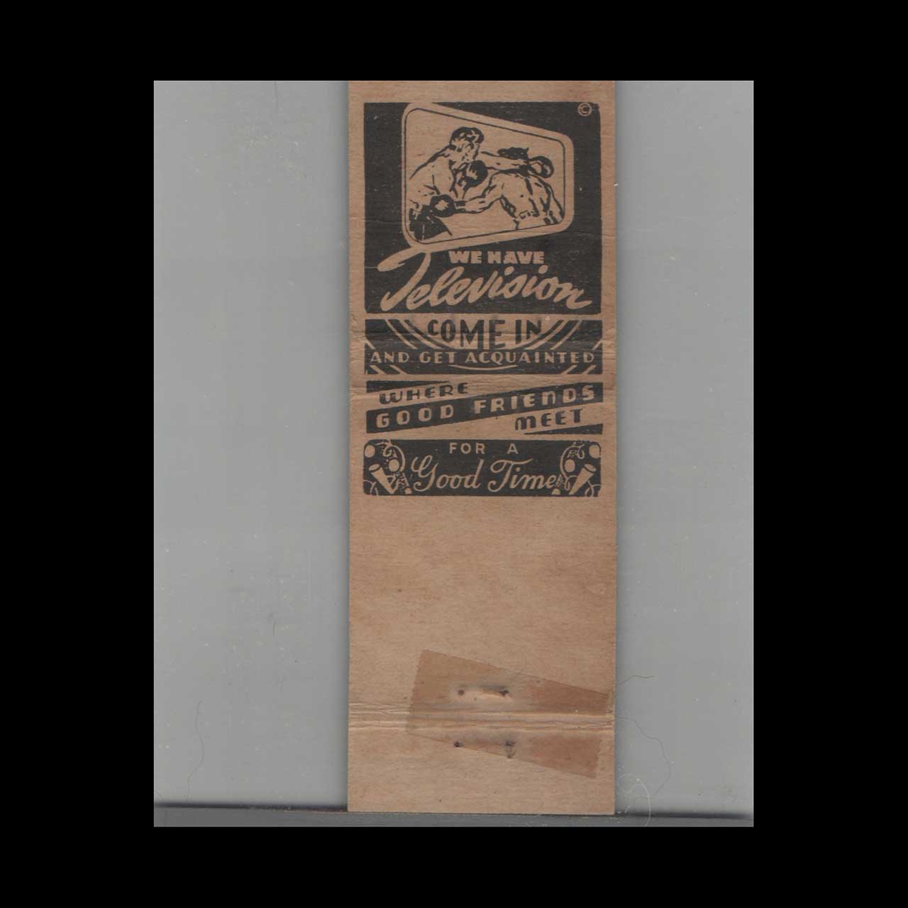 Morton Grove Lanes Bowling Matchbook Cover Morton Grove Lanes Bowling Matchbook Cover