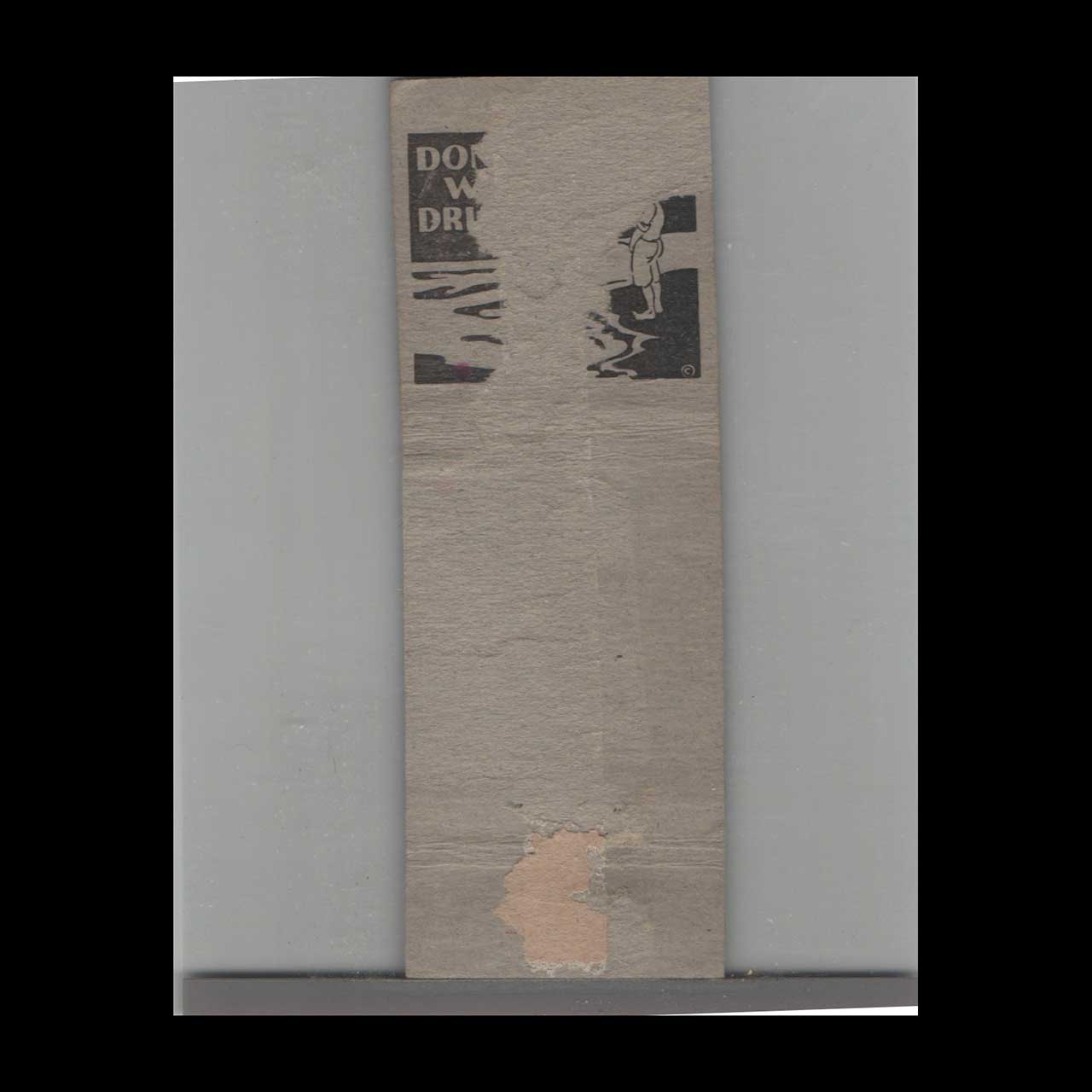 Bowling Owls Club Ephrata Matchbook Cover Bowling Owls Club Ephrata Matchbook Cover