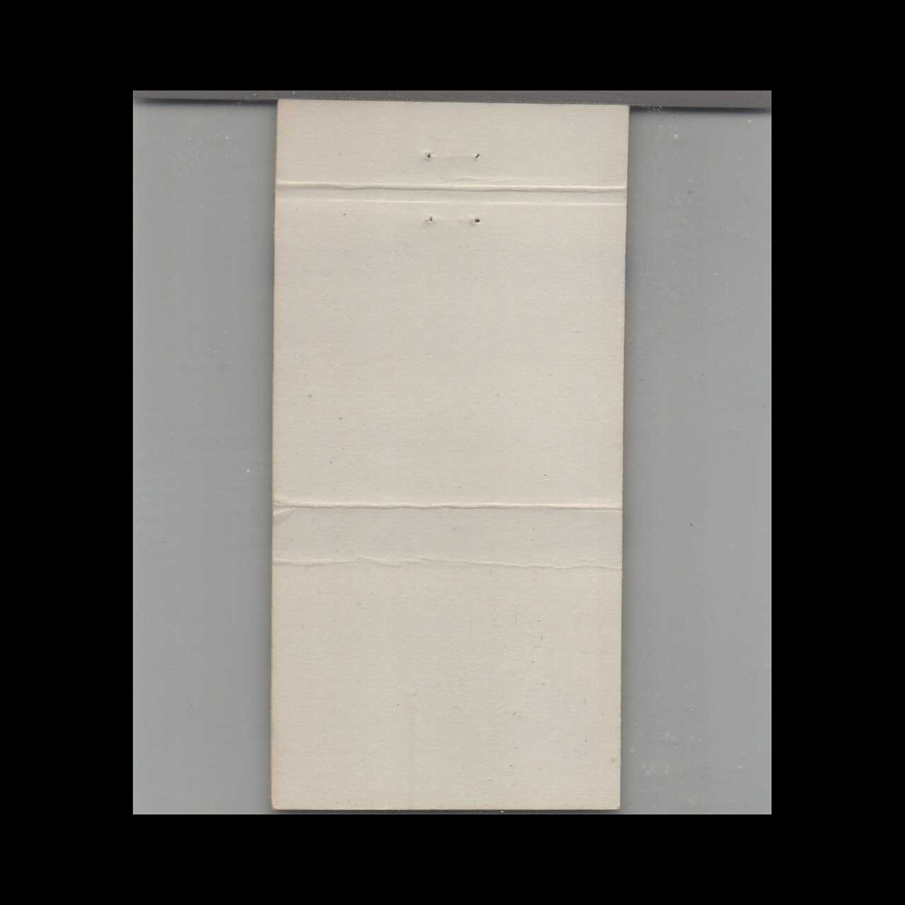 Comanche Chief Quanah Parker Matchbook Cover Comanche Chief Quanah Parker Matchbook Cover