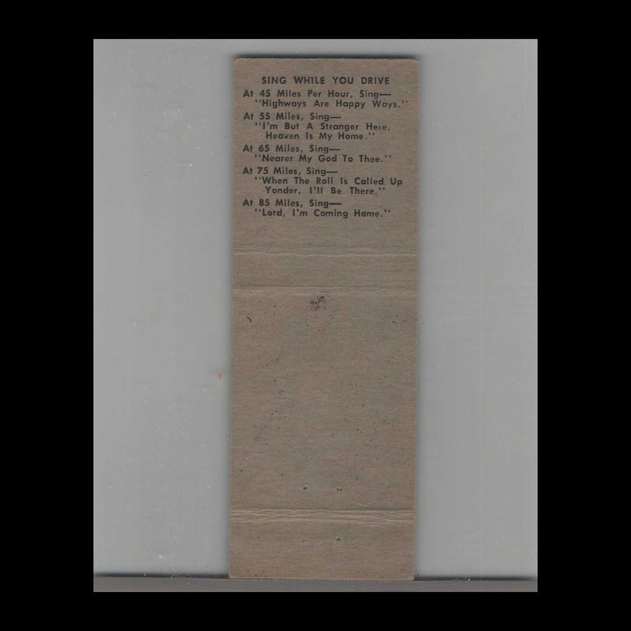 Matchbook Cover Smittys Restaurant Lafayette IN Matchbook Cover Smittys Restaurant Lafayette IN