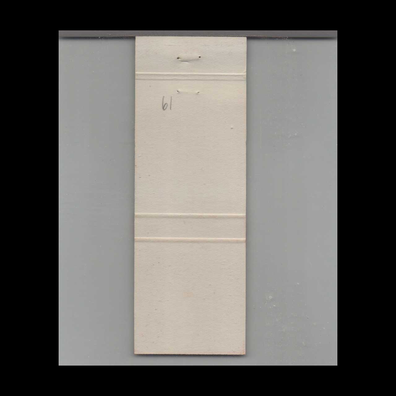 Matchbook Cover Claytons Hobby House Toledo OH #3 Matchbook Cover Claytons Hobby House Toledo OH #3