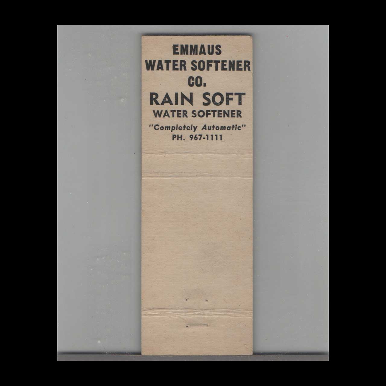 Matchbook Cover Wayne A Feather Plumbing and Heating Emmaus PA Matchbook Cover Wayne A Feather Plumbing and Heating Emmaus PA